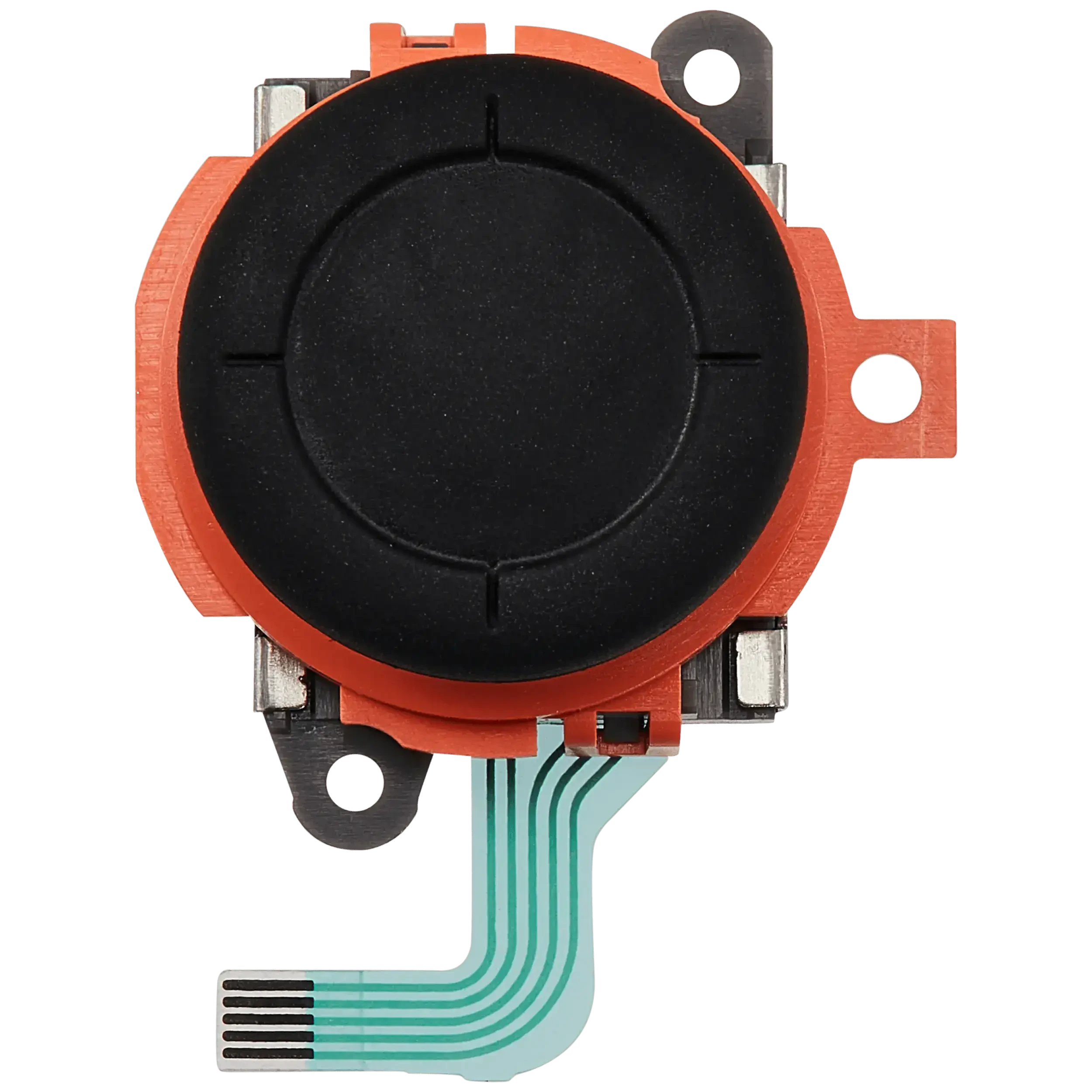 3D Analog Joystick Cap Thumbstick per Nintendo switch 2 Joy Con Controller (Arancione)