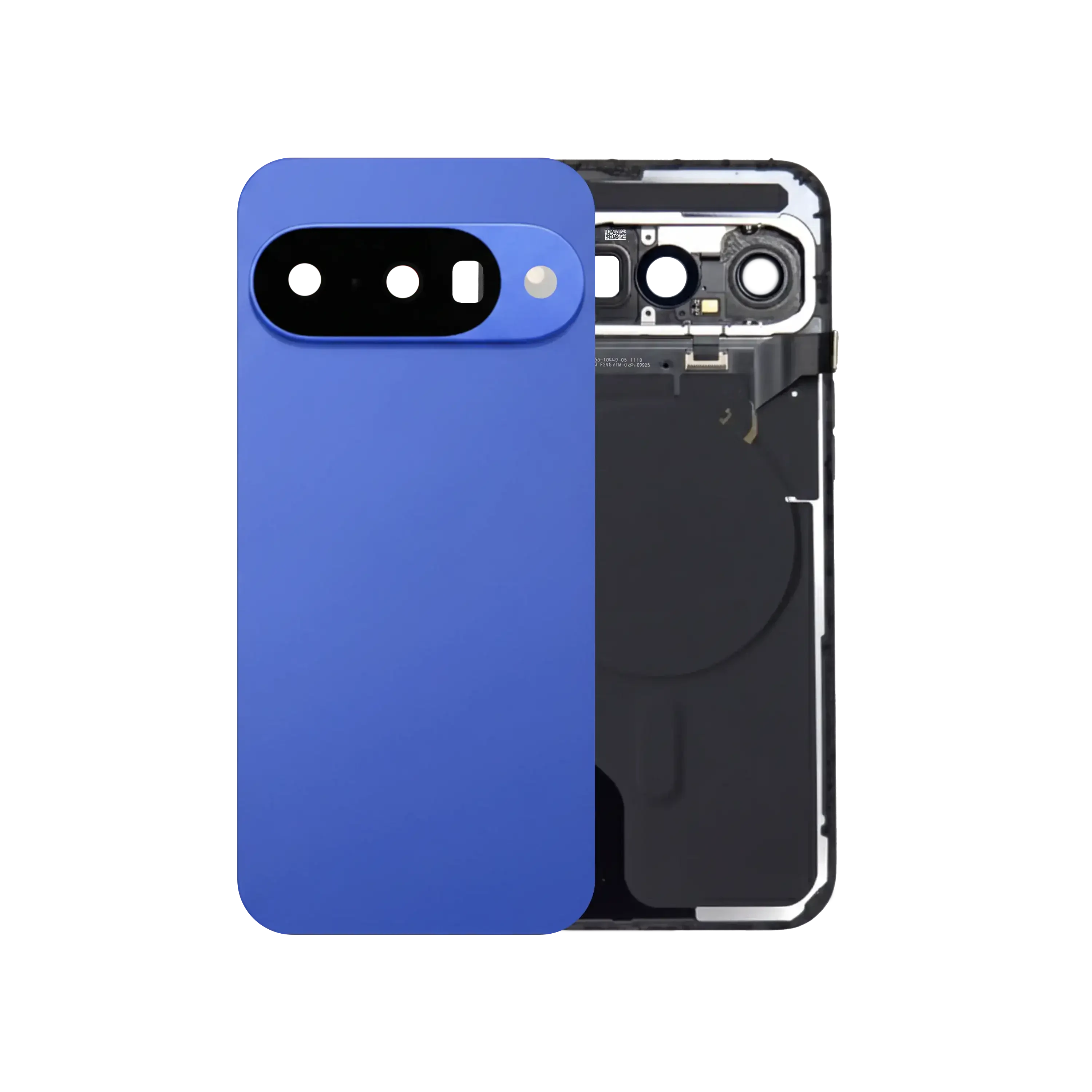 vetro cover posteriore per Google Pixel 10 (Service Pack) (Blu)