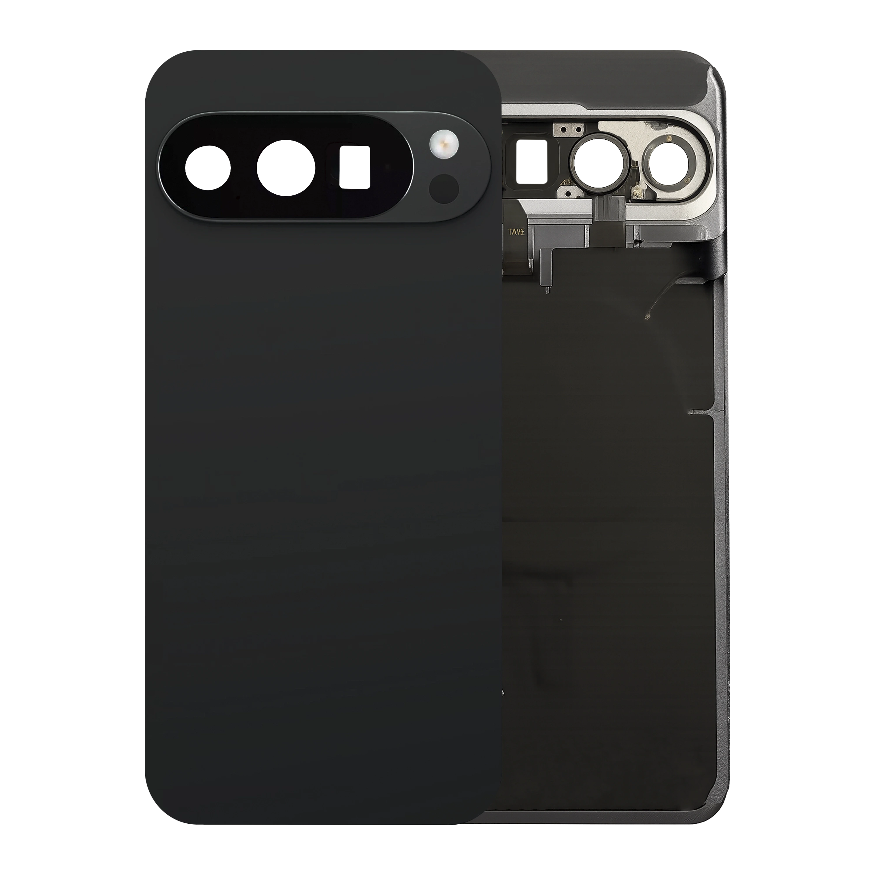 vetro cover posteriore per Google Pixel 10 Pro (Service Pack) (Nero)