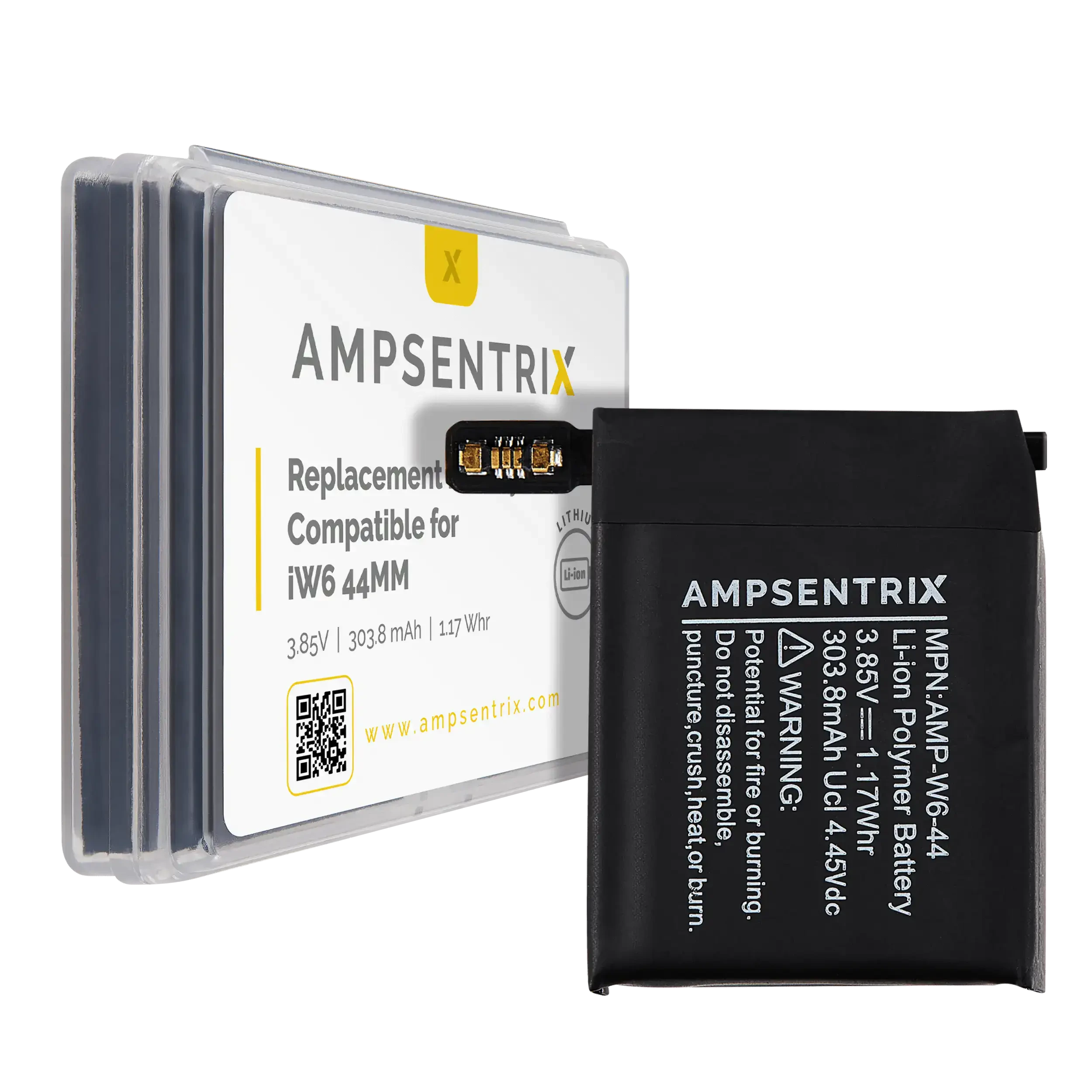 Batteria di ricambio per Watch Series 6 (44MM) (Ampsentrix)