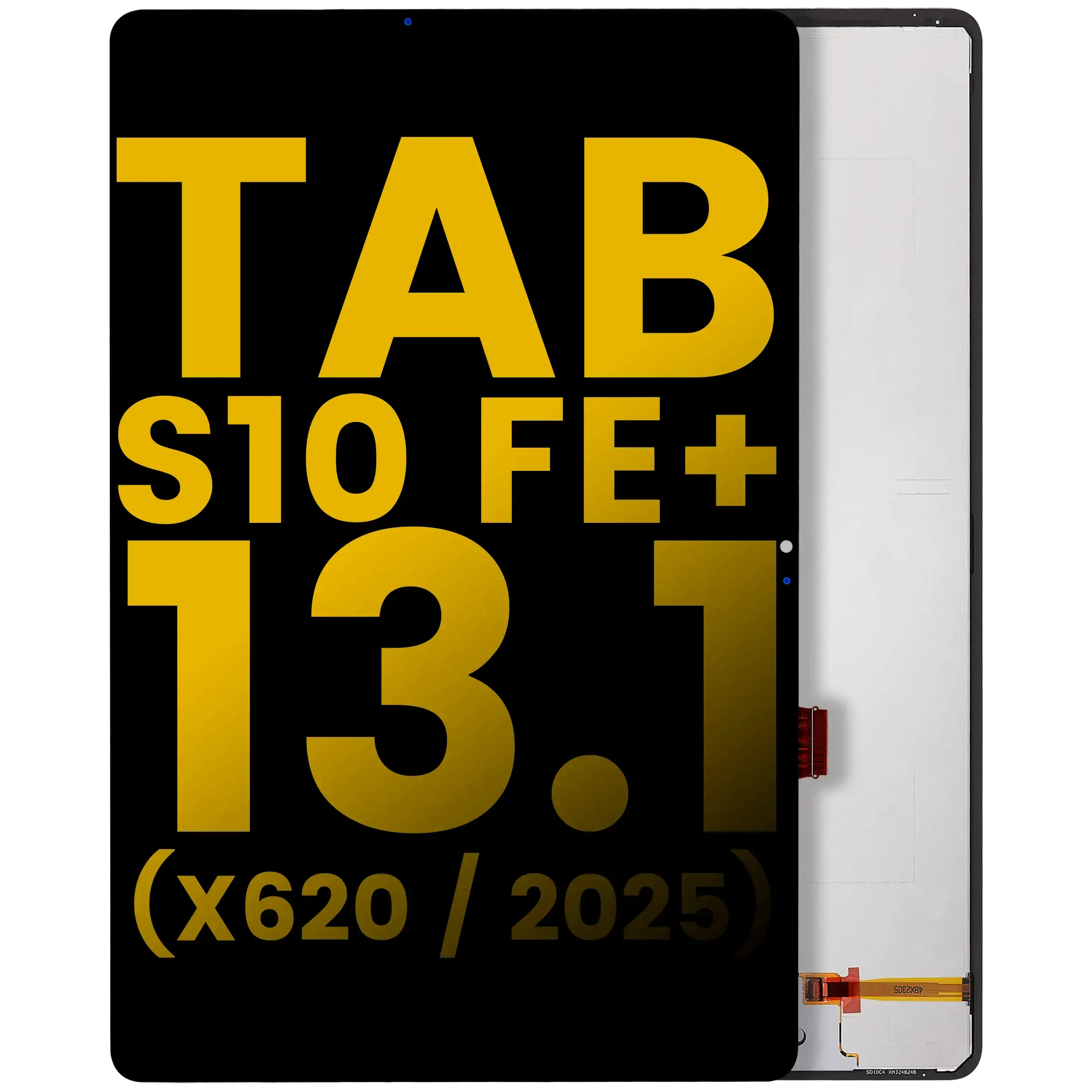 Display LCD completo senza Frame Samsung Galaxy Tab S10 FE Plus 13.1" (X620 / 2025) (Refurbished) (Nero)