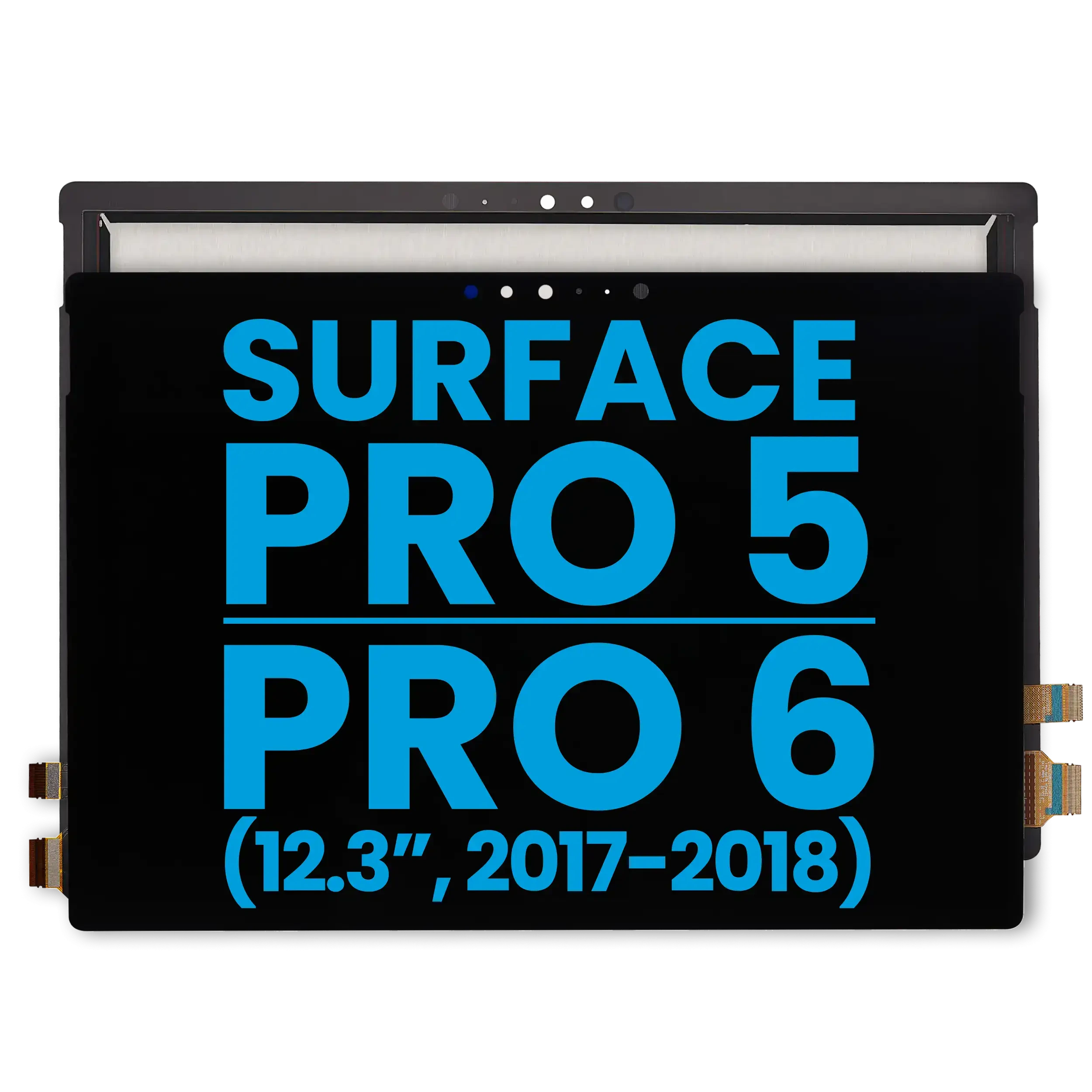 Display LCD completo con Touch screen per Microsoft Surface Pro 5 (1796) / Surface Pro 6 (1807) (Aftermarket) (Nero)