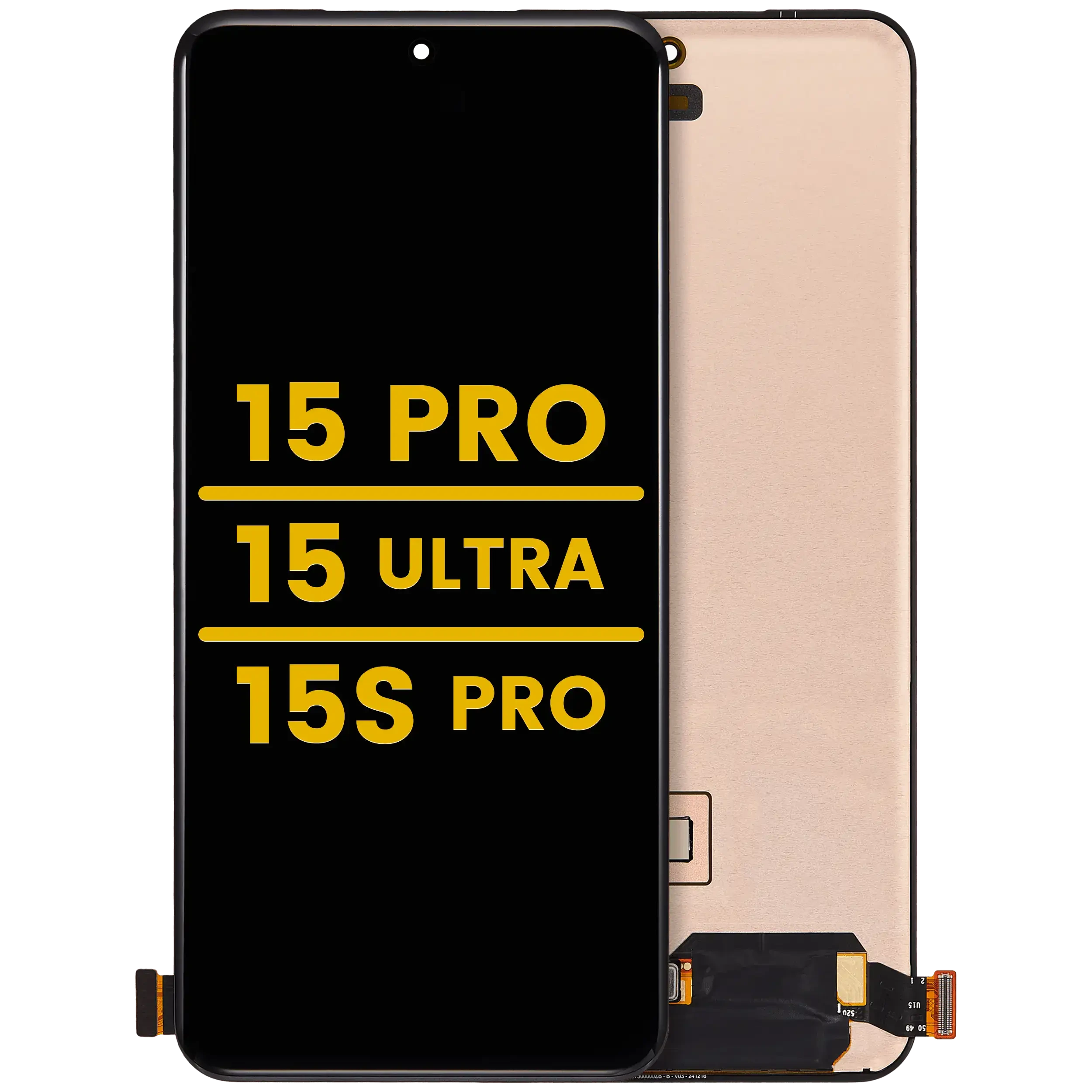 Display OLED completo senza Frame per Xiaomi 15 Pro / Xiaomi 15 Ultra (Refurbished) (tutti i colori)