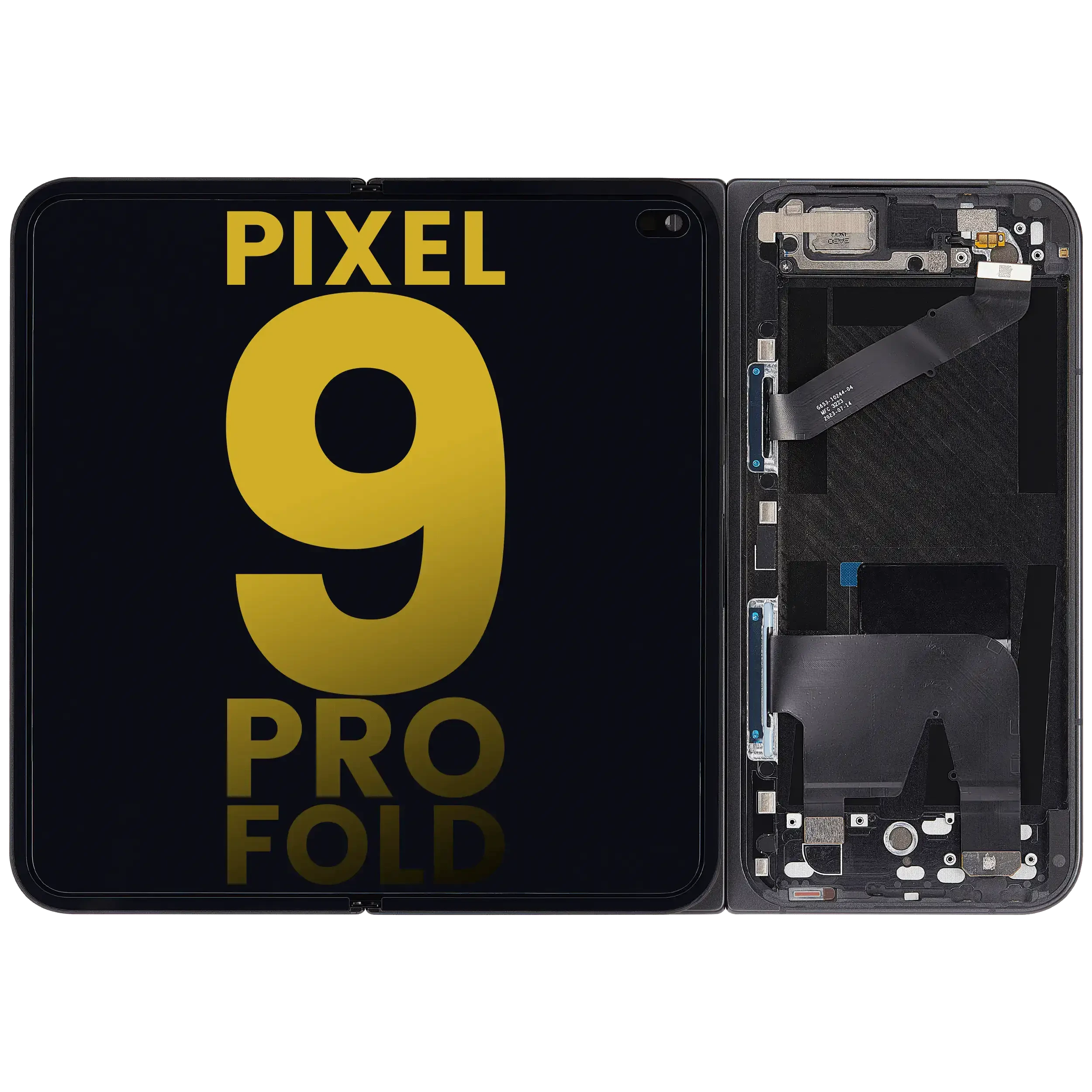 Inner Display OLED completo con Frame per Google Pixel 9 Pro Fold (Refurbished) (Obsidian)