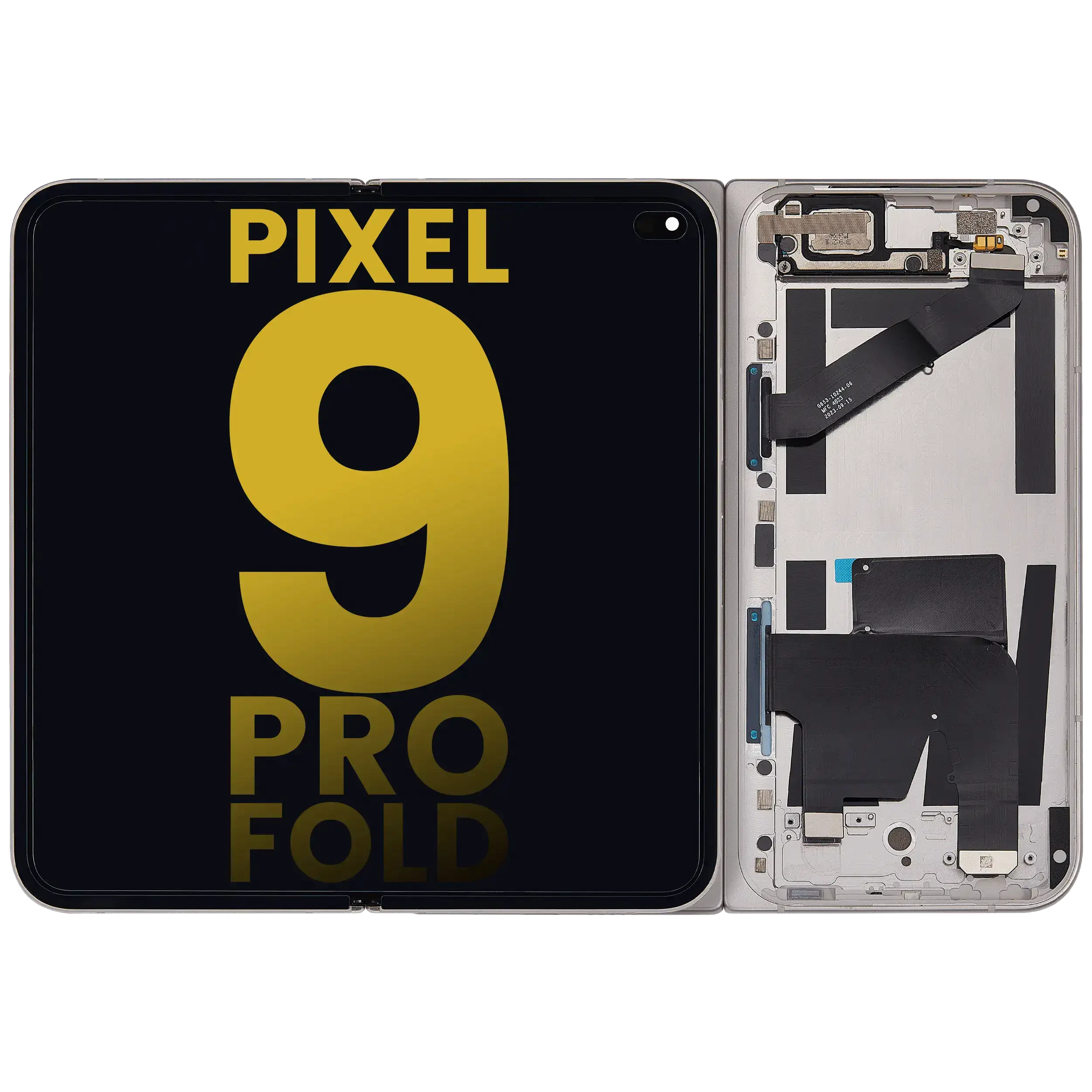 Inner Display OLED completo con Frame per Google Pixel 9 Pro Fold (Refurbished) (Porcelain)