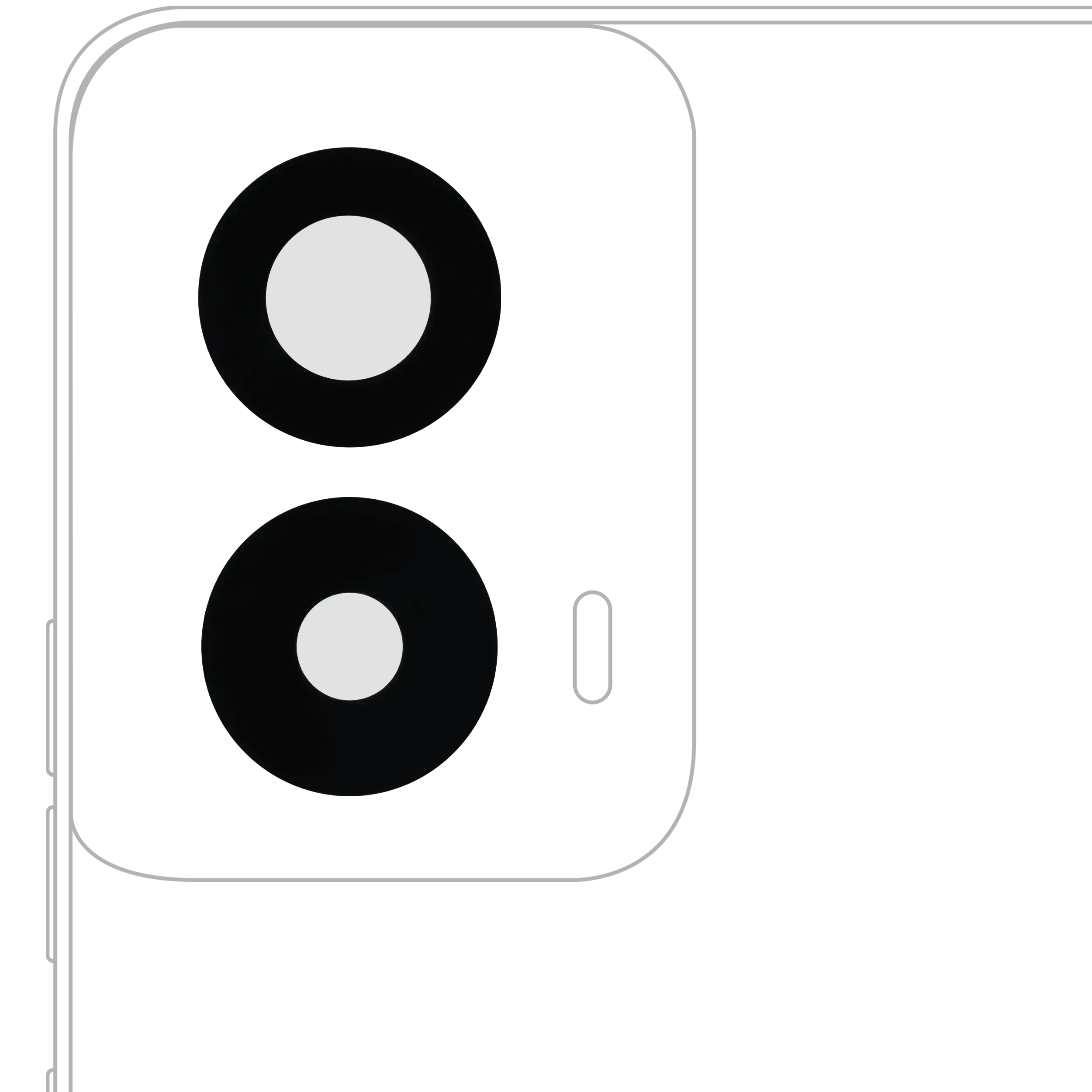 Lente fotocamera posteriore (solo vetro) con adesivo per Motorola Moto Edge 2024 (XT2405 / 2024) (tutti i colori)