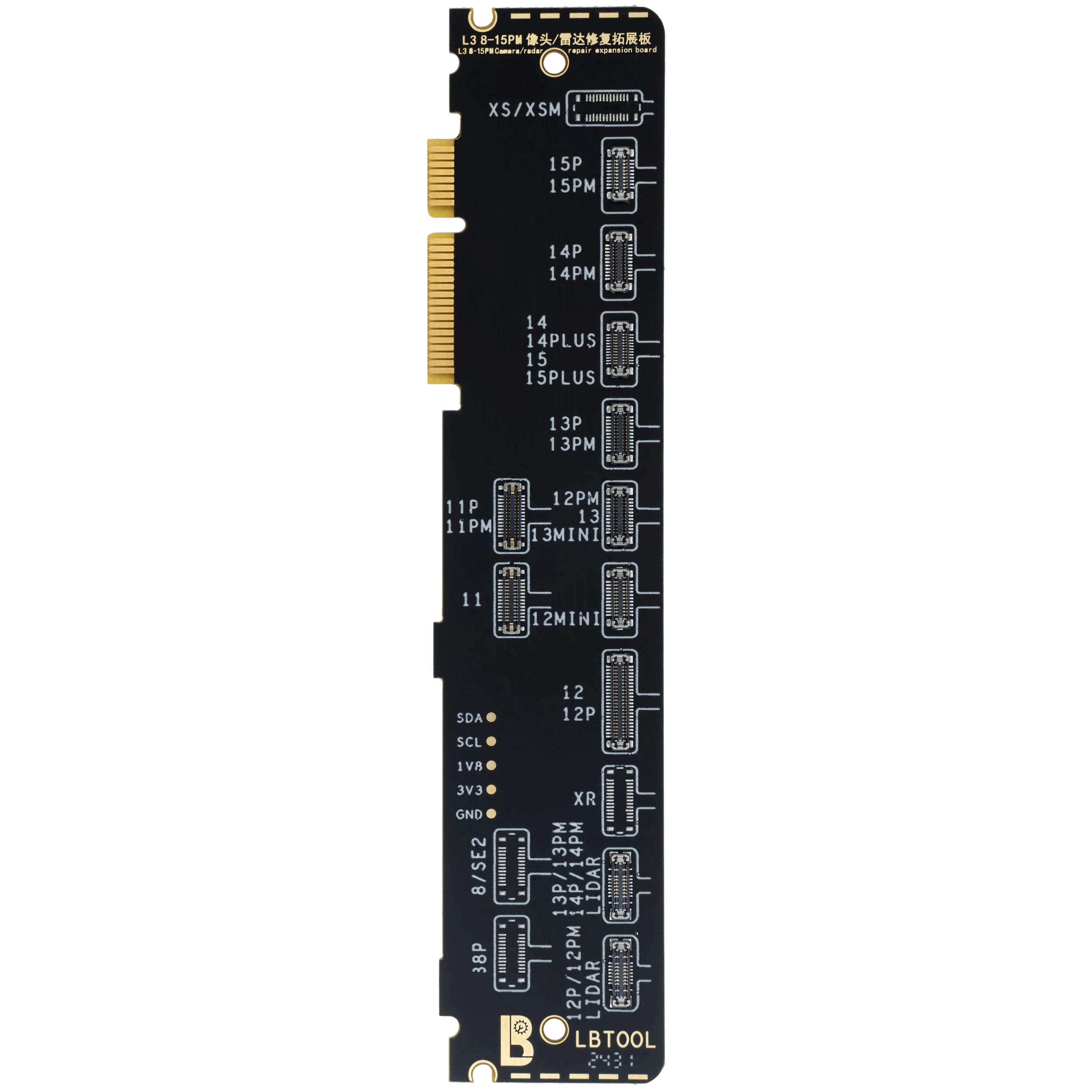 Fotocamera posteriore / Radar Read e Write Adaptor Scheda per iPhone 8-15 Pro Max (Does Not Include 15,16 Series Radar Interface) (LB TOOL)