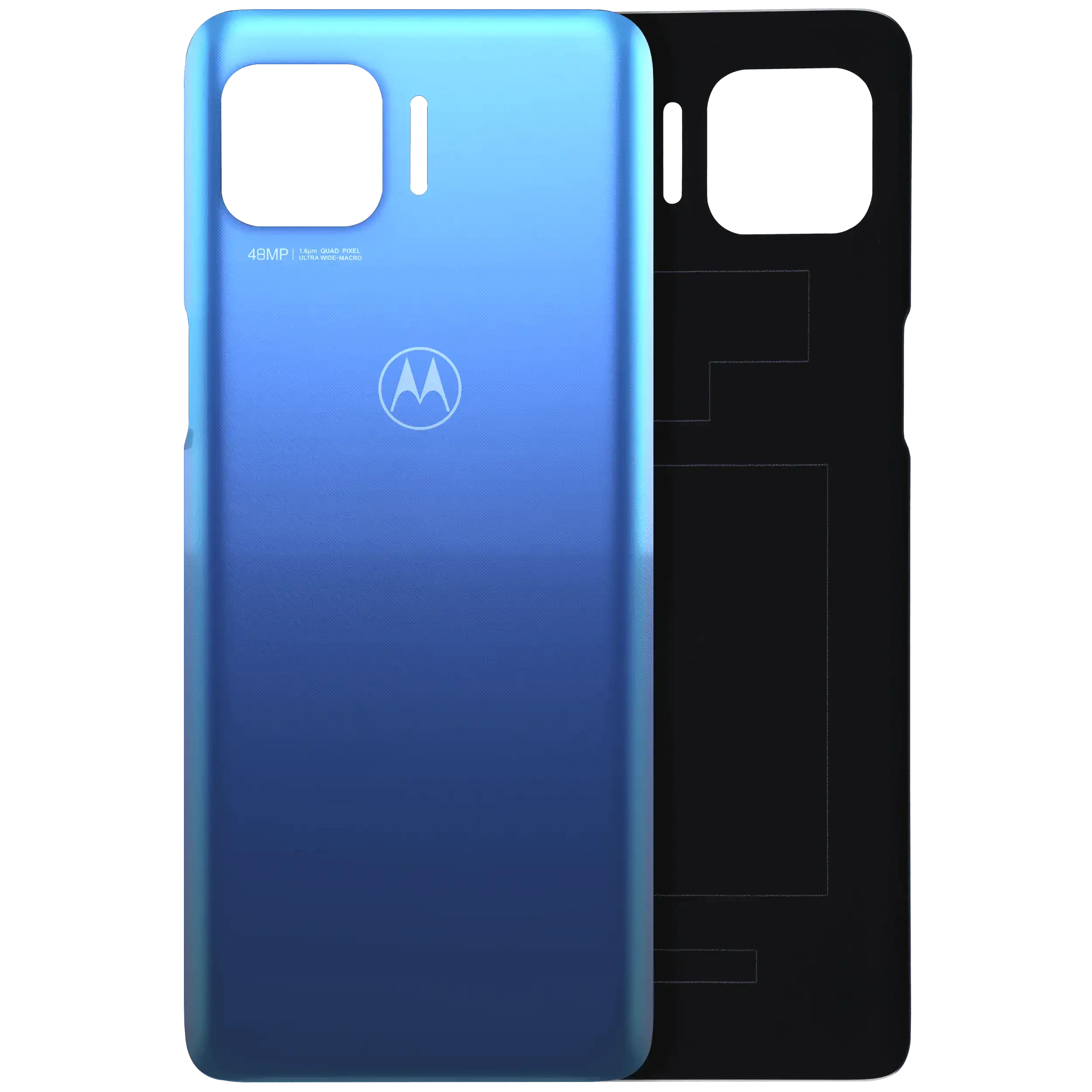 vetro cover posteriore per Motorola Moto G 5G Plus (XT2075-3 / 2020) (Service Pack) (Surfing Blu)