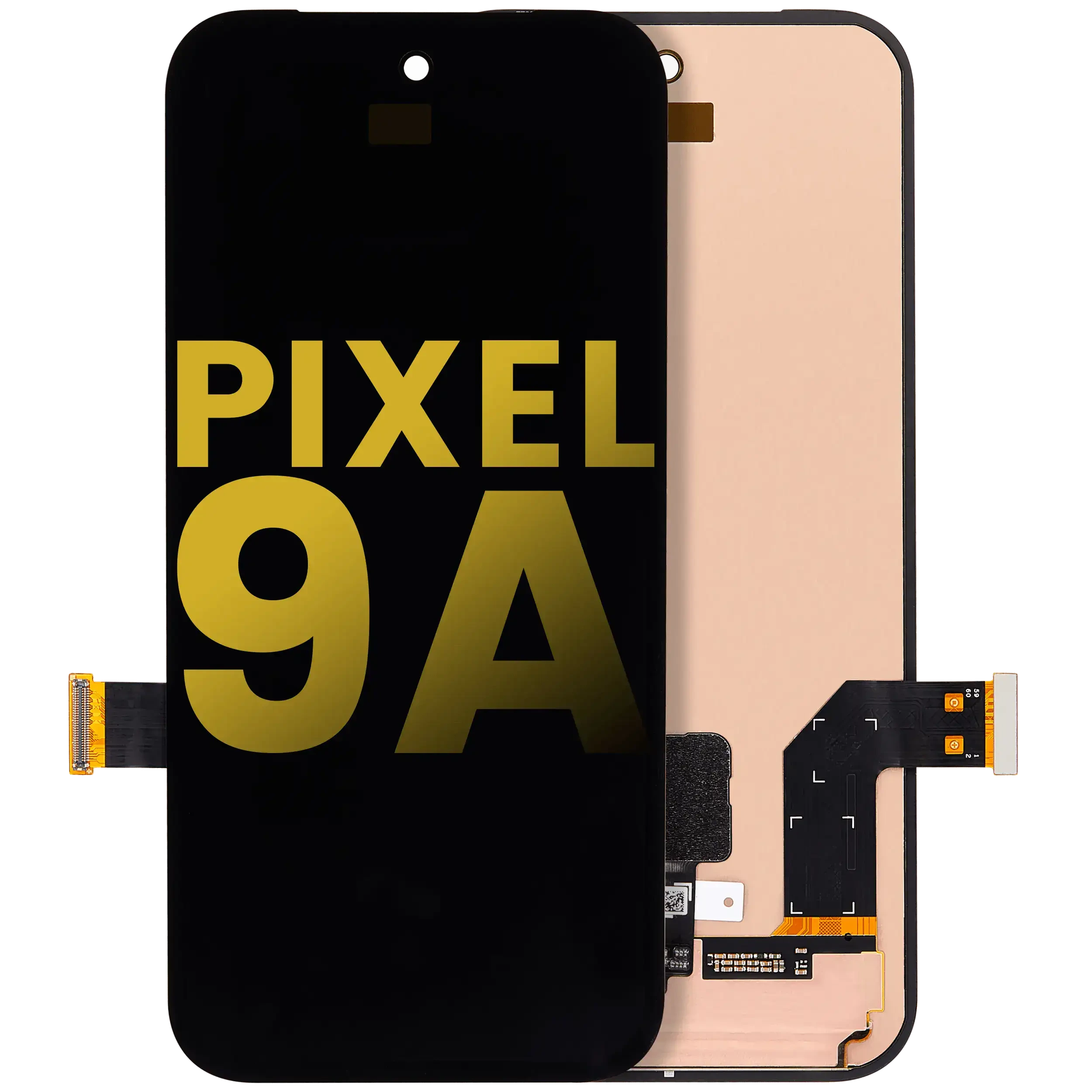 Display OLED completo senza Frame (con Fingerprint Sensore) per Google Pixel 9A (Refurbished) (tutti i colori)