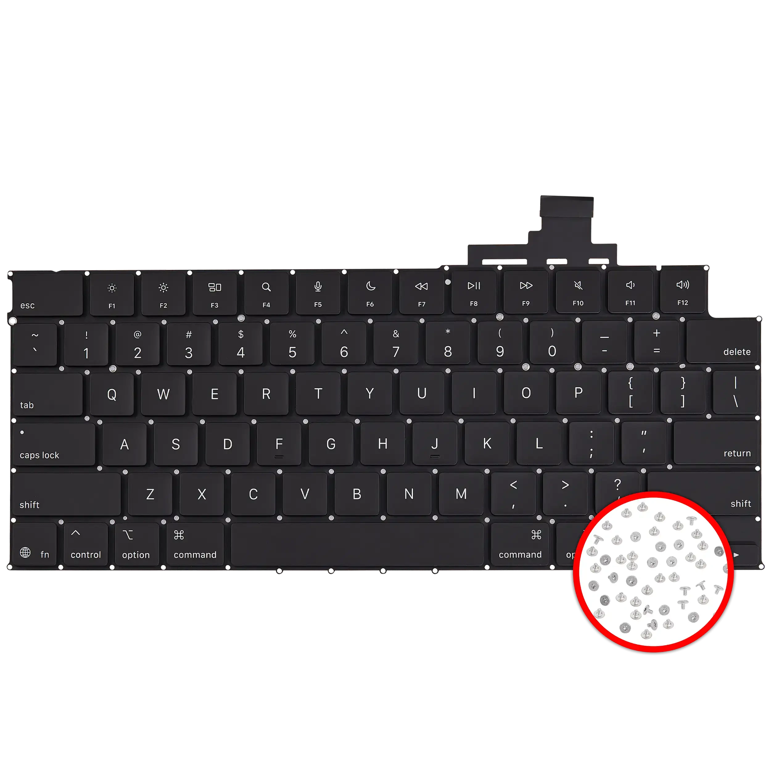 tastiera W/ Backlight e Viti per MacBook Air 13" (A3240 / Early 2025) (US English)