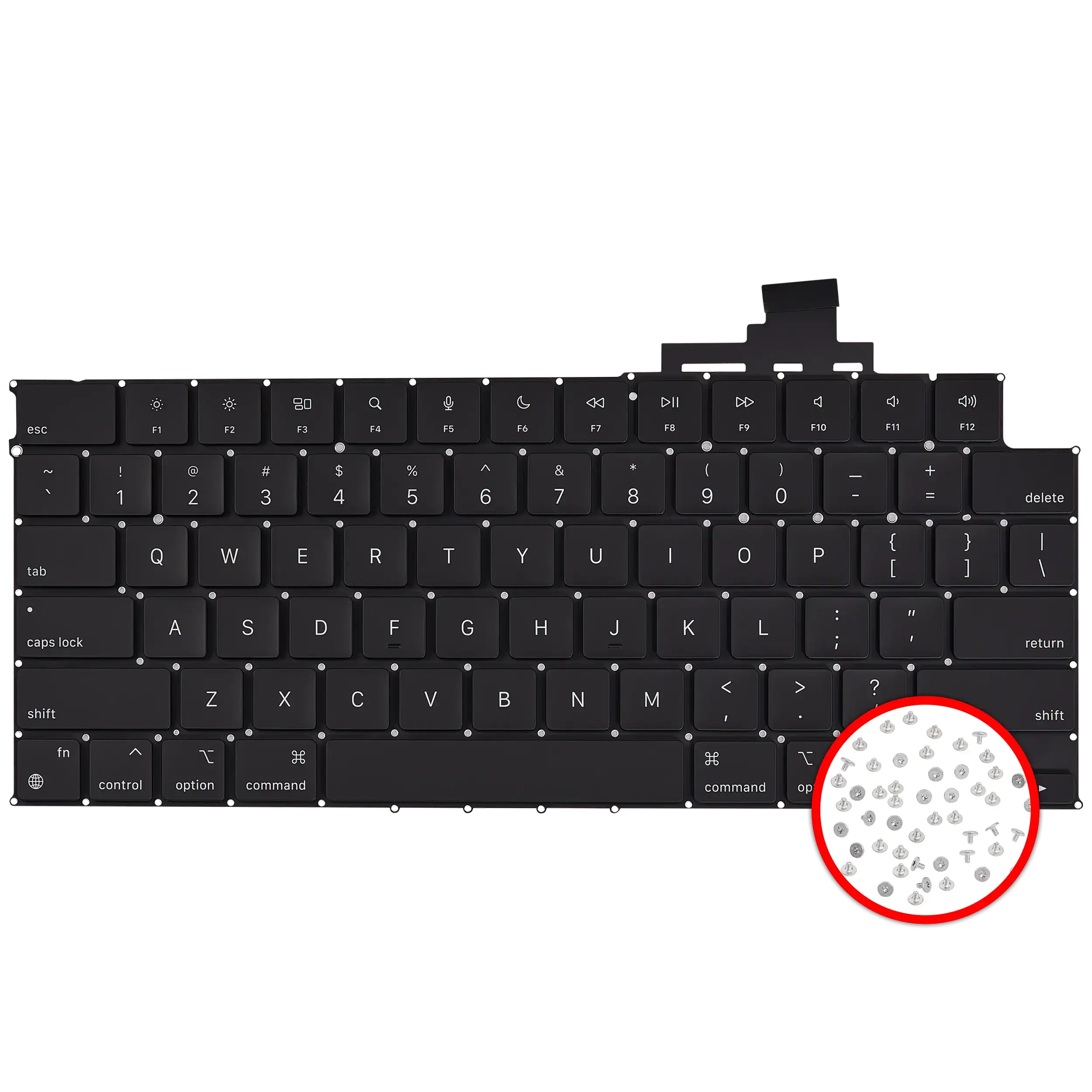 tastiera W/ Backlight e Viti per MacBook Air 13" (A3113 / Mid 2024) (US English)