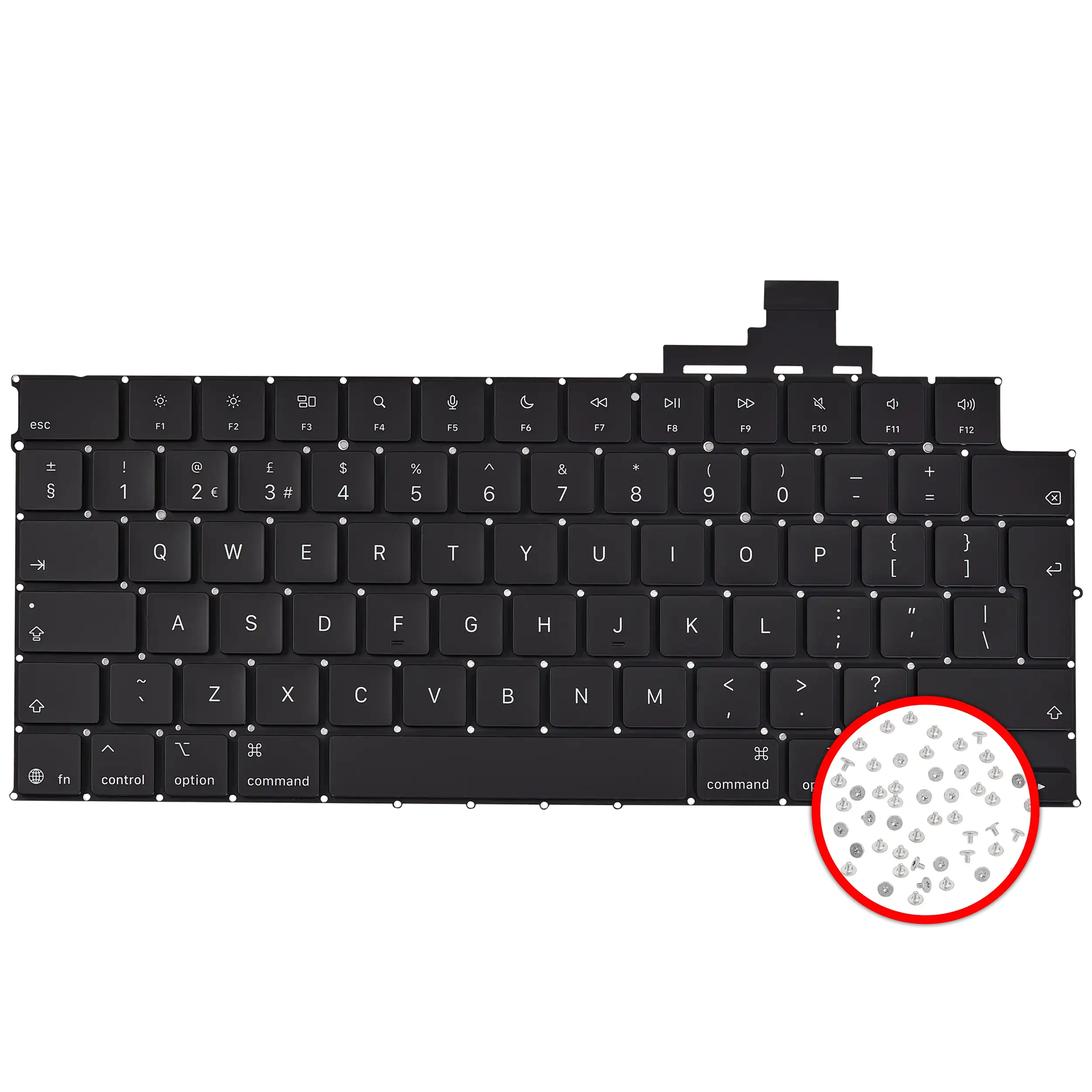 tastiera W/ Backlight e Viti per MacBook Air 15" (A3241 / Early 2025) (UK English)