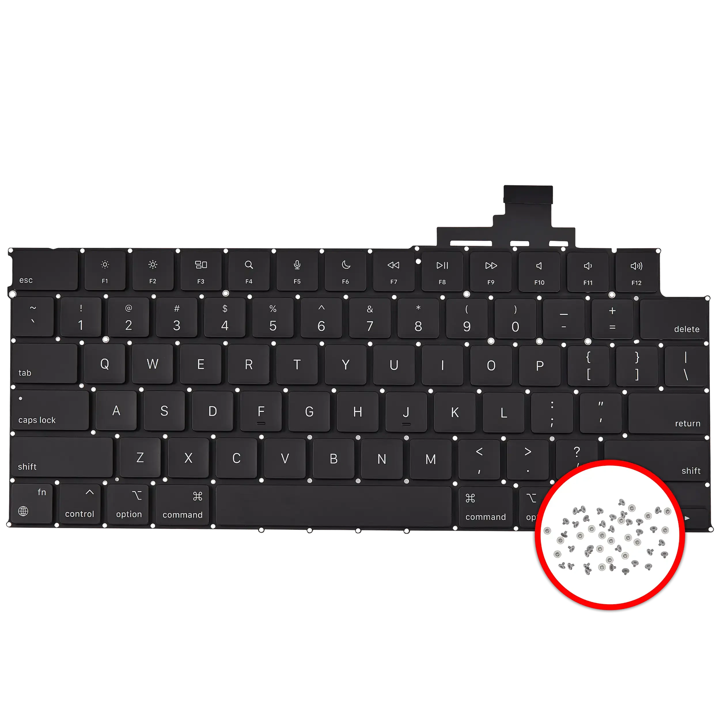 tastiera W/ Backlight e Viti per MacBook Air 15" (A3114 / Mid 2024) (US English)