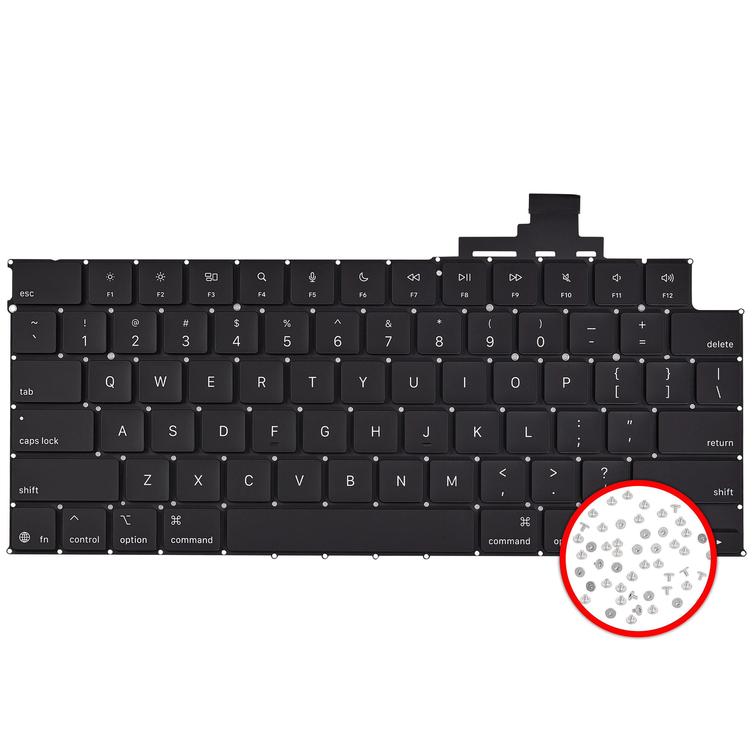 tastiera W/ Backlight e Viti per MacBook Air 15" (A3241 / Early 2025) (US English)