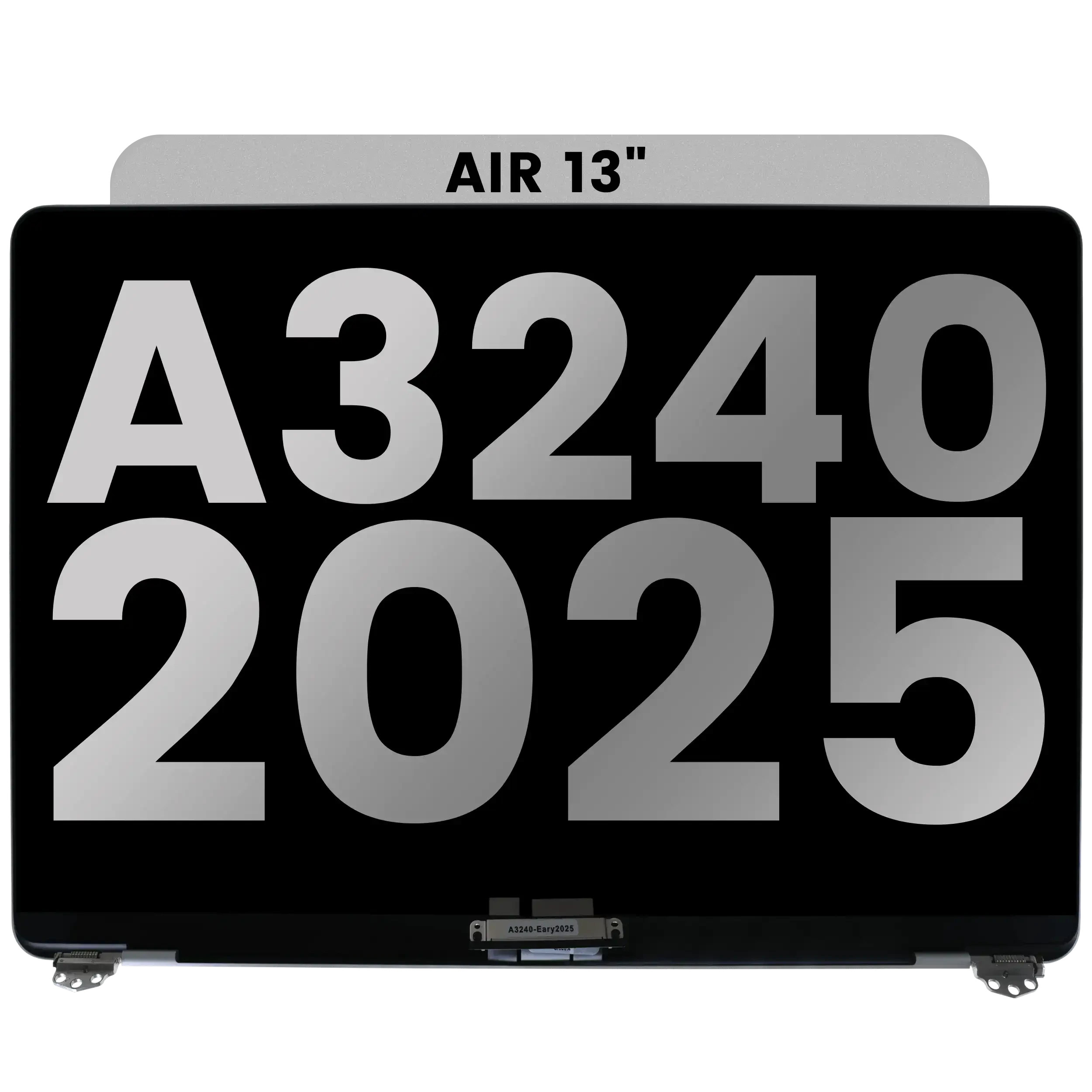 Display LCD completo per MacBook Air 13" (A3240 /Early 2025) (Used Service Pack Pull: grado A) (Argento)