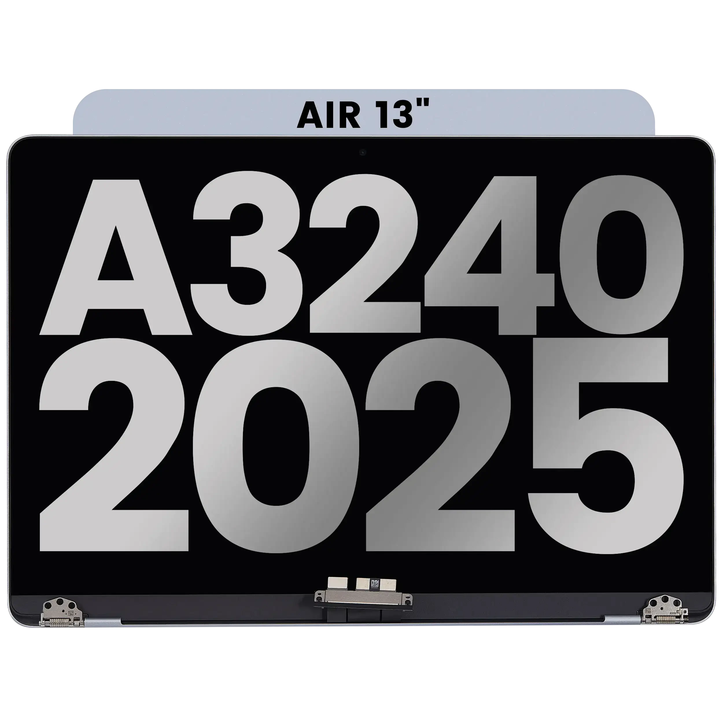 Display LCD completo per MacBook Air 13" (A3240 /Early 2025) (Used Service Pack Pull: grado A) (Blu cielo)