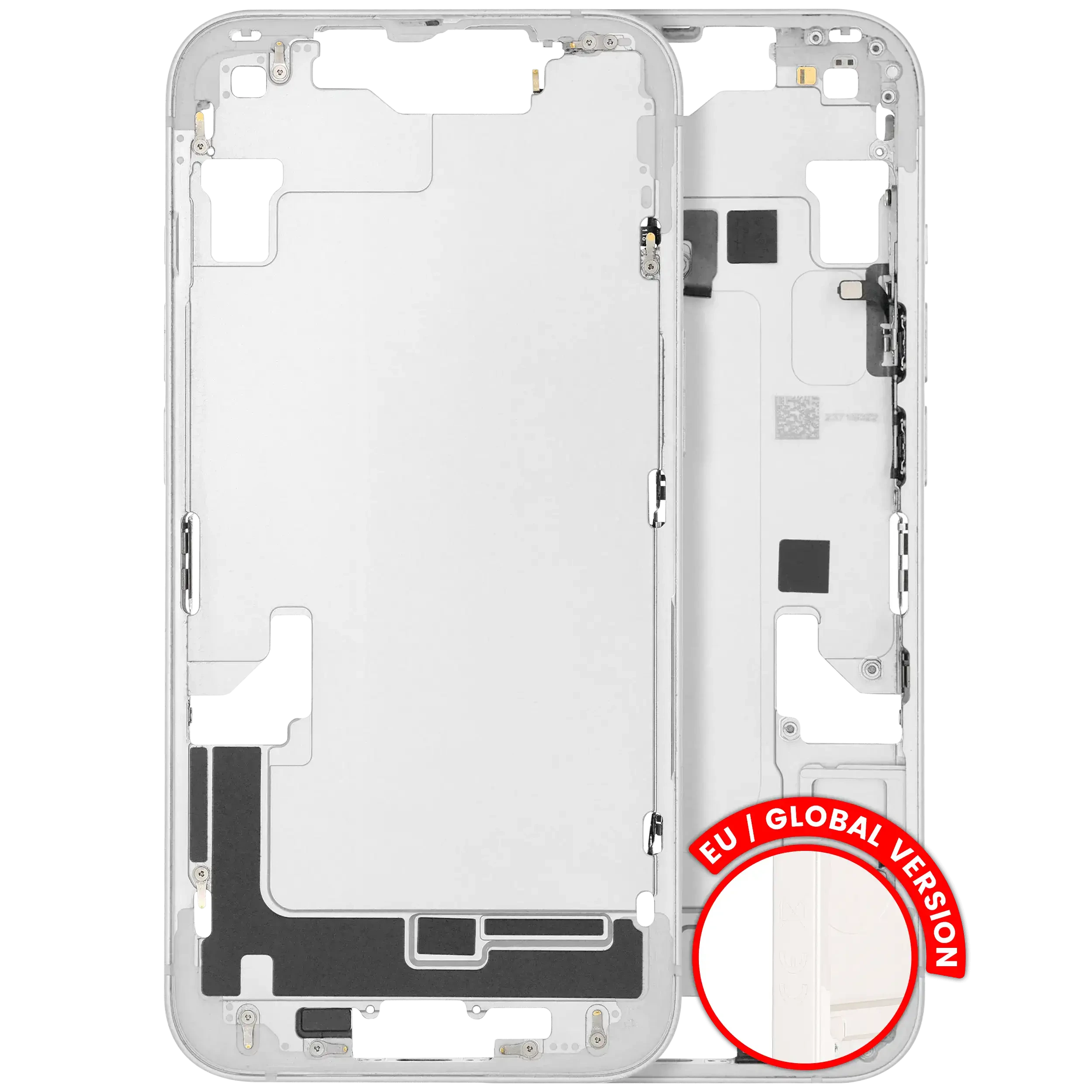 Frame centrale W/ Minuteria per iPhone 14 (EU / Global Version) (Used Service Pack Pull: Grade C) (Galassia)