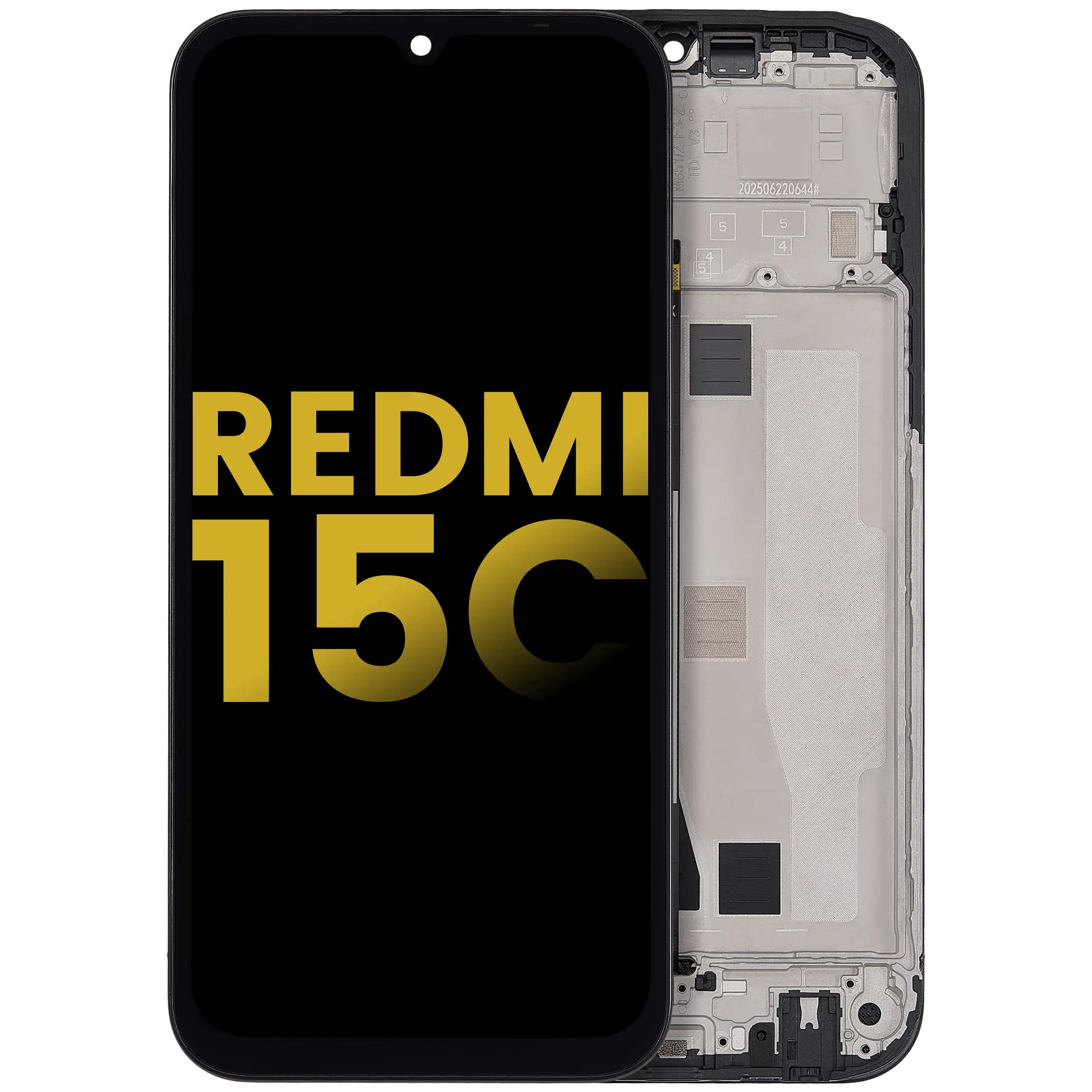 Display LCD completo con Frame per Xiaomi Redmi 15C 4G (versione EU) (Refurbished) (tutti i colori)