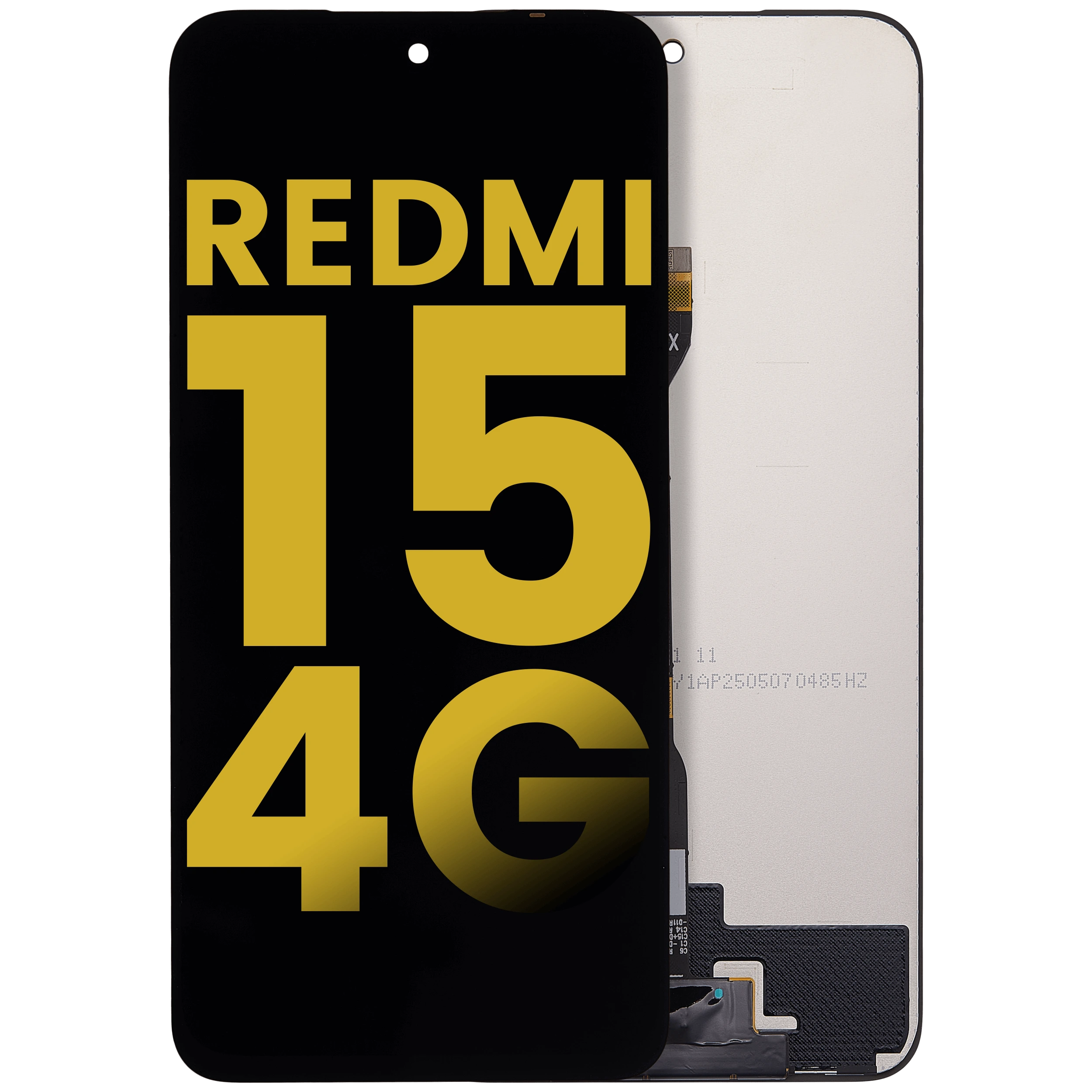 Display LCD completo senza Frame per Xiaomi Redmi 15 4G / Poco M7 4G (Refurbished) (tutti i colori)