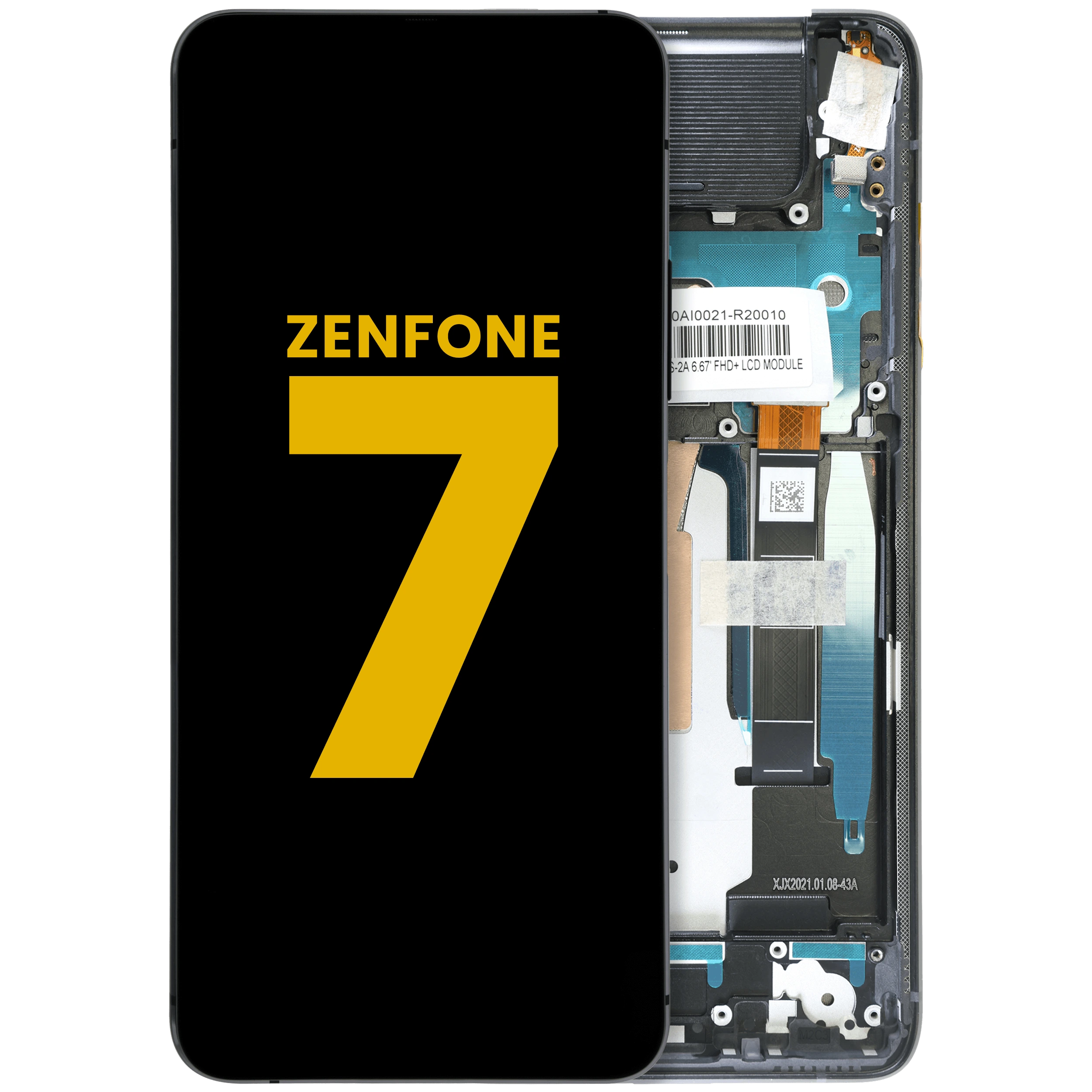 Display LCD completo con Frame per Asus ZenFone 7 (Refurbished)
