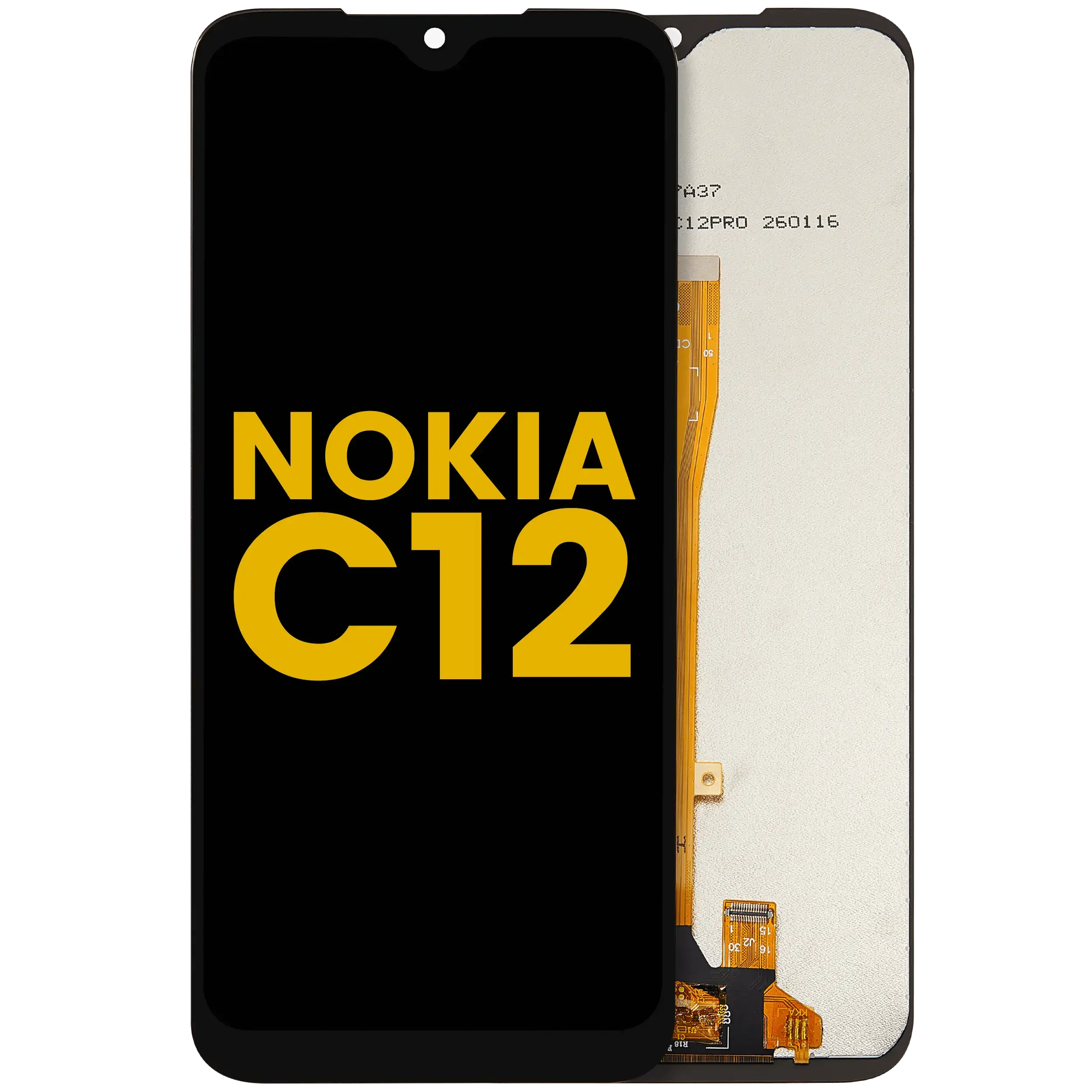 Display LCD completo senza Frame per Nokia C12 (Refurbished)
