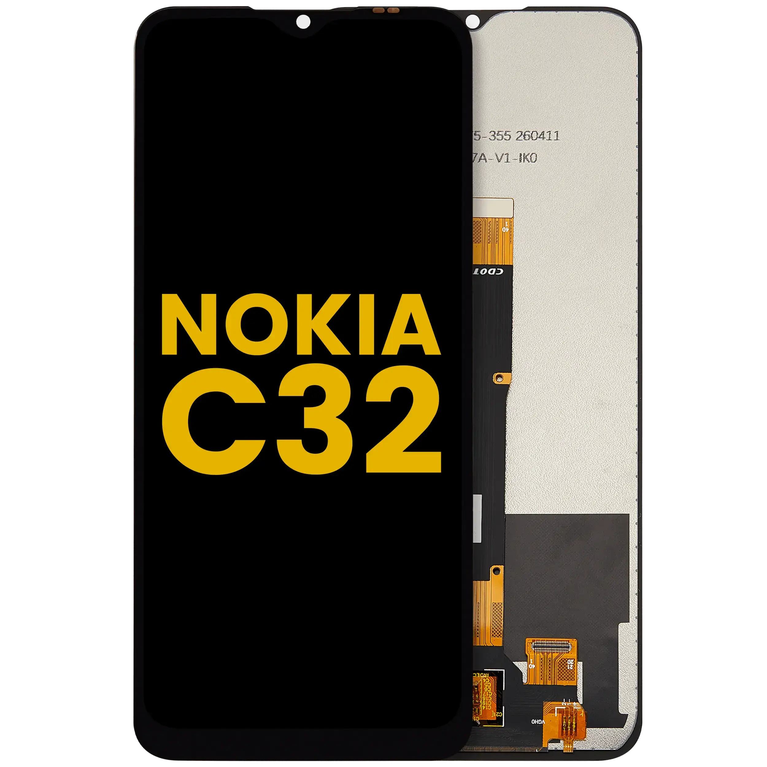 Display LCD completo senza Frame per Nokia C32 (Refurbished)