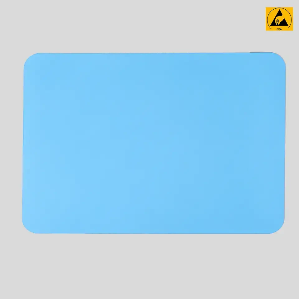 Premium ESD Rubber Placemat 400 x 300mm (Blu)