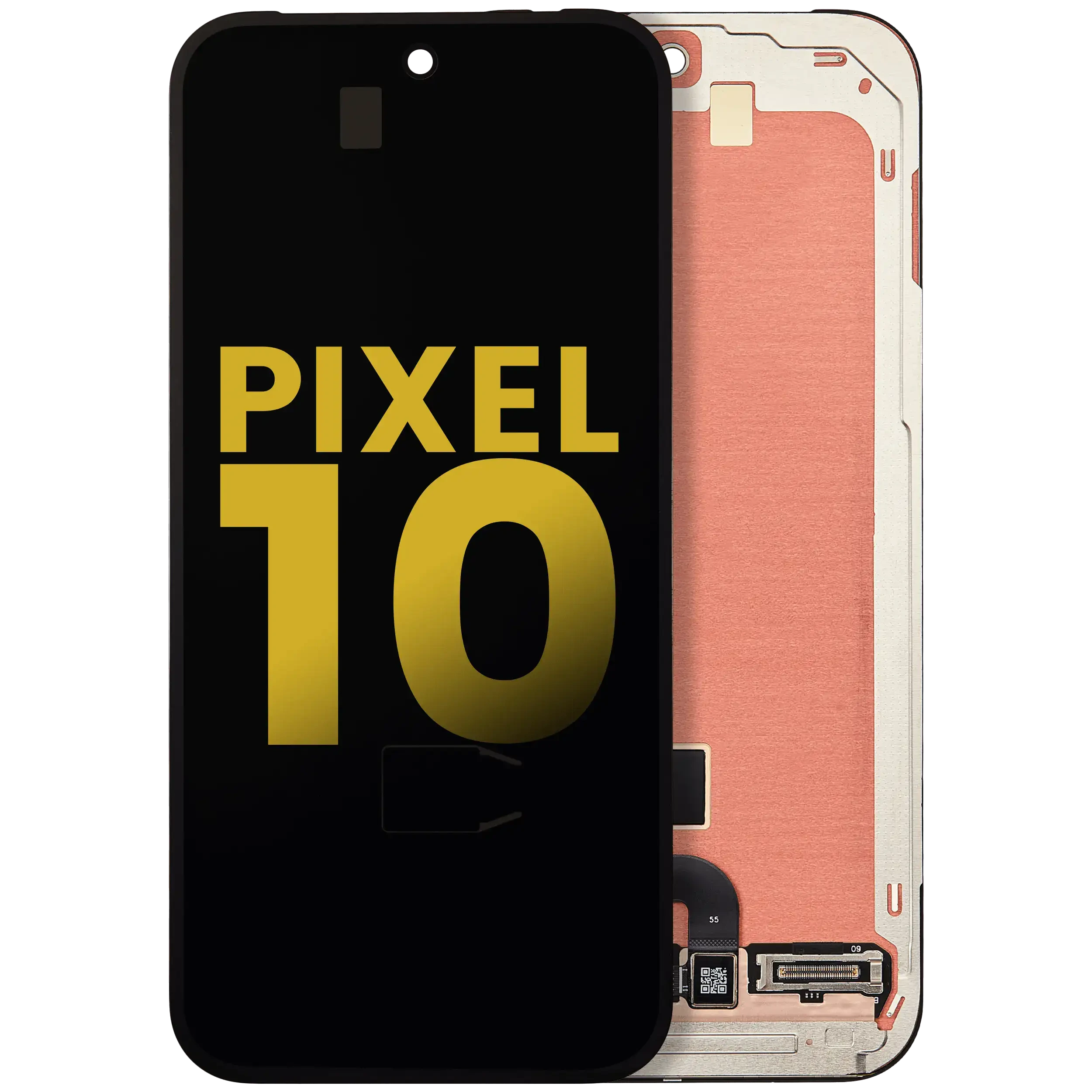 Display OLED completo con Frame (con Fingerprint Sensore) compatibile per Google Pixel 10 (Refurbished) (tutti i colori)
