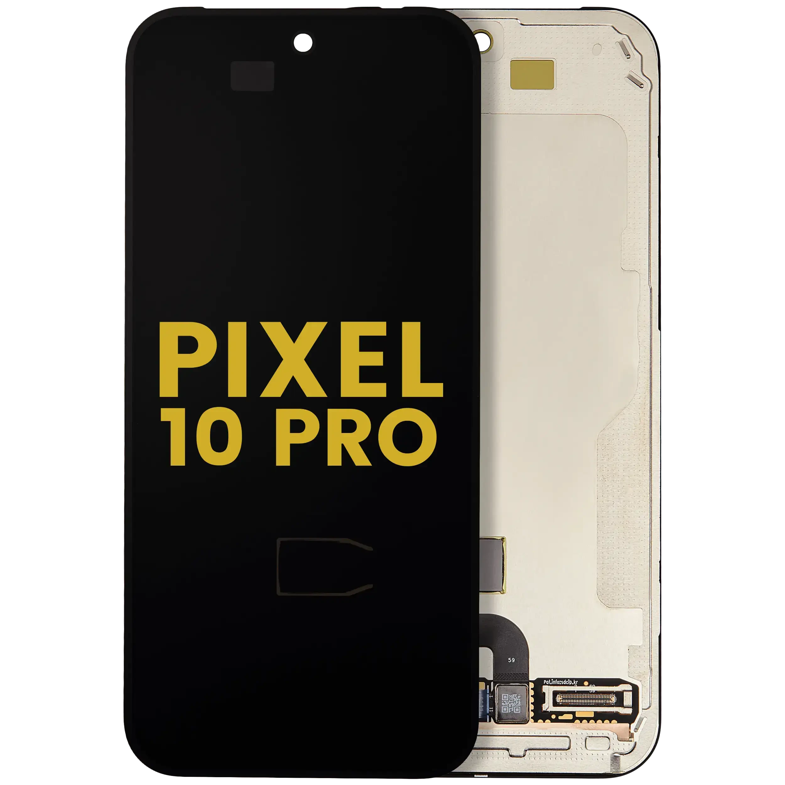 Display OLED completo con Frame (con Fingerprint Sensore) compatibile per Google Pixel 10 Pro (Refurbished) (tutti i colori)