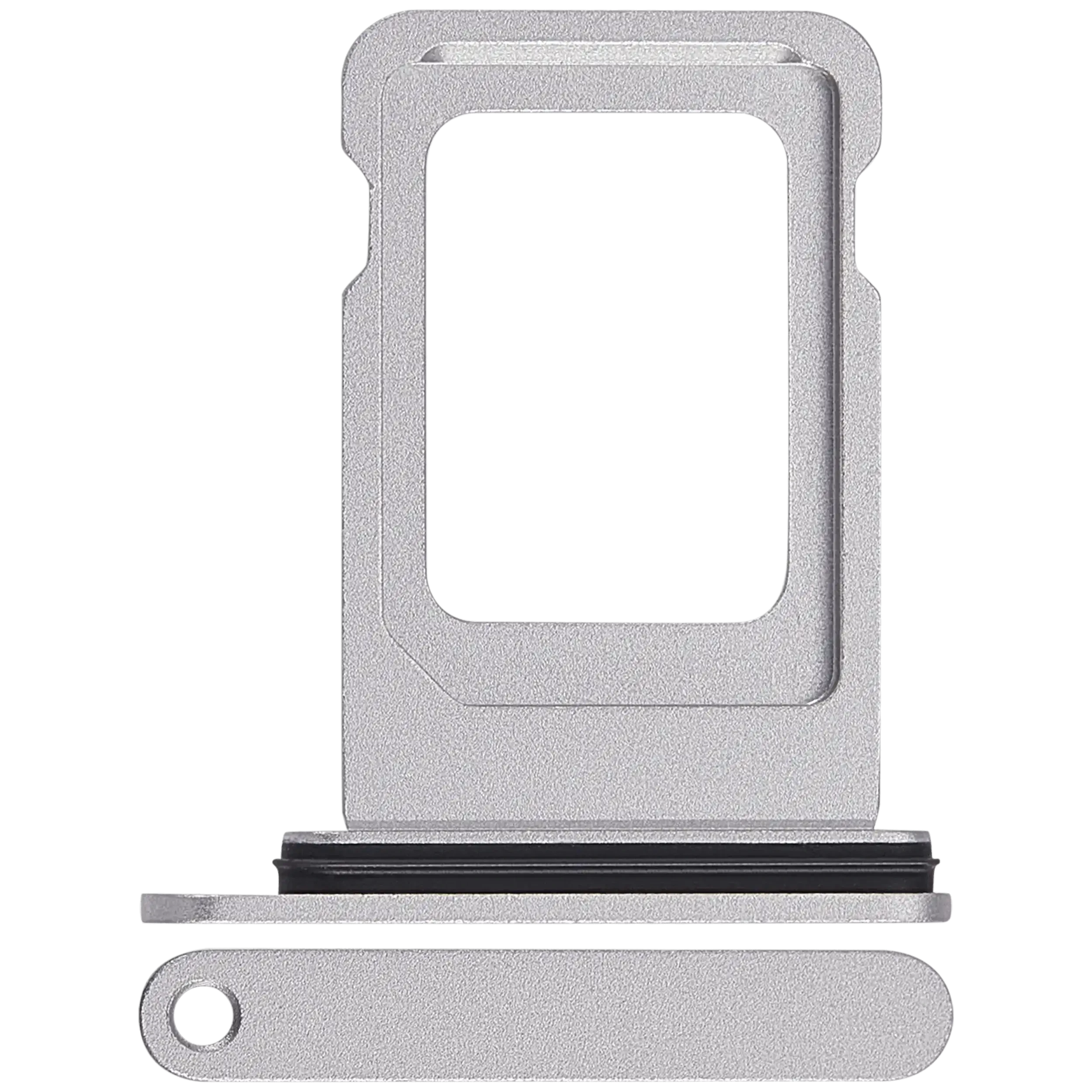 Carrellino SIM singola compatibile per iPhone 17 Pro / 17 Pro Max (Argento)