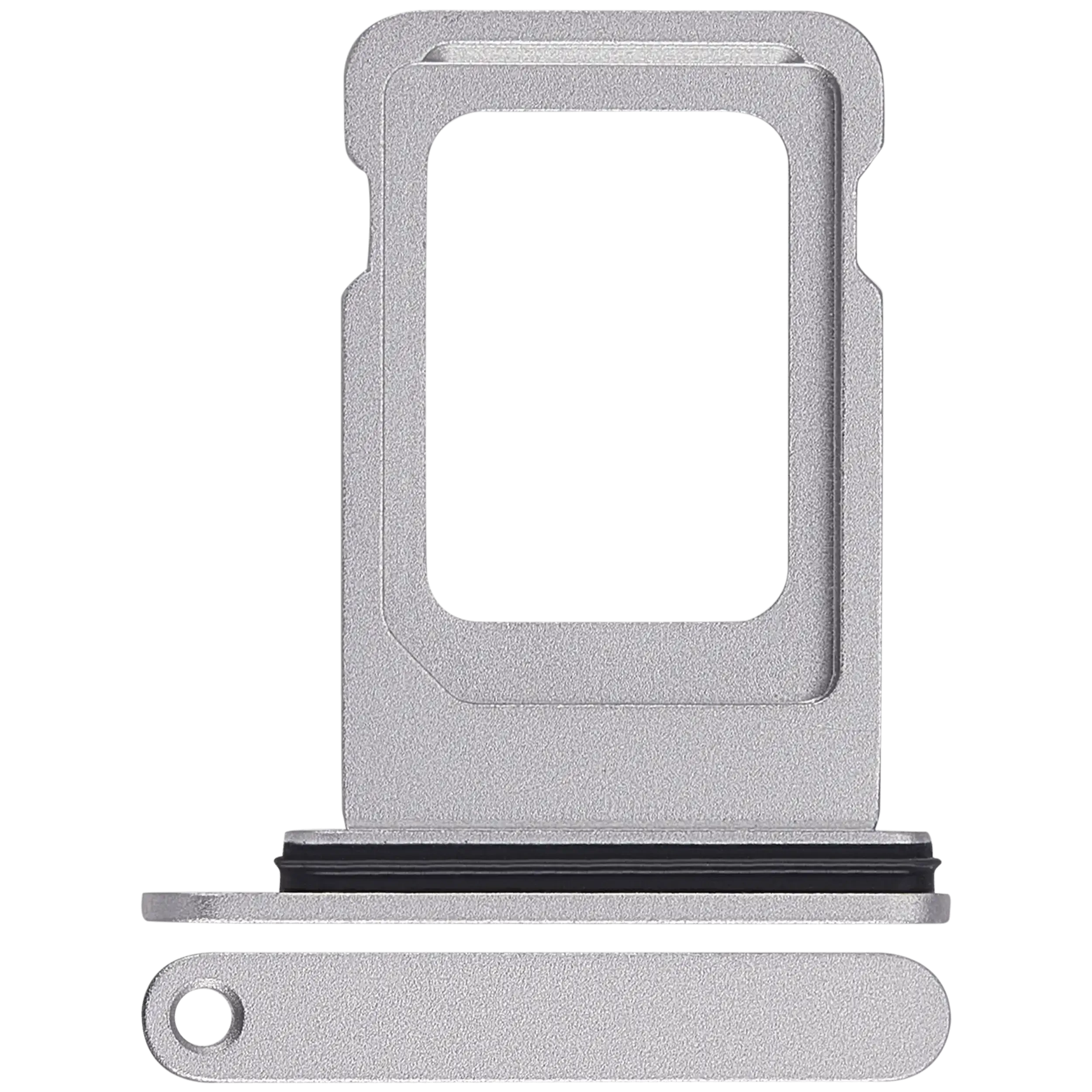 Carrellino doppia SIM compatibile per iPhone 17 Pro / 17 Pro Max (Argento)