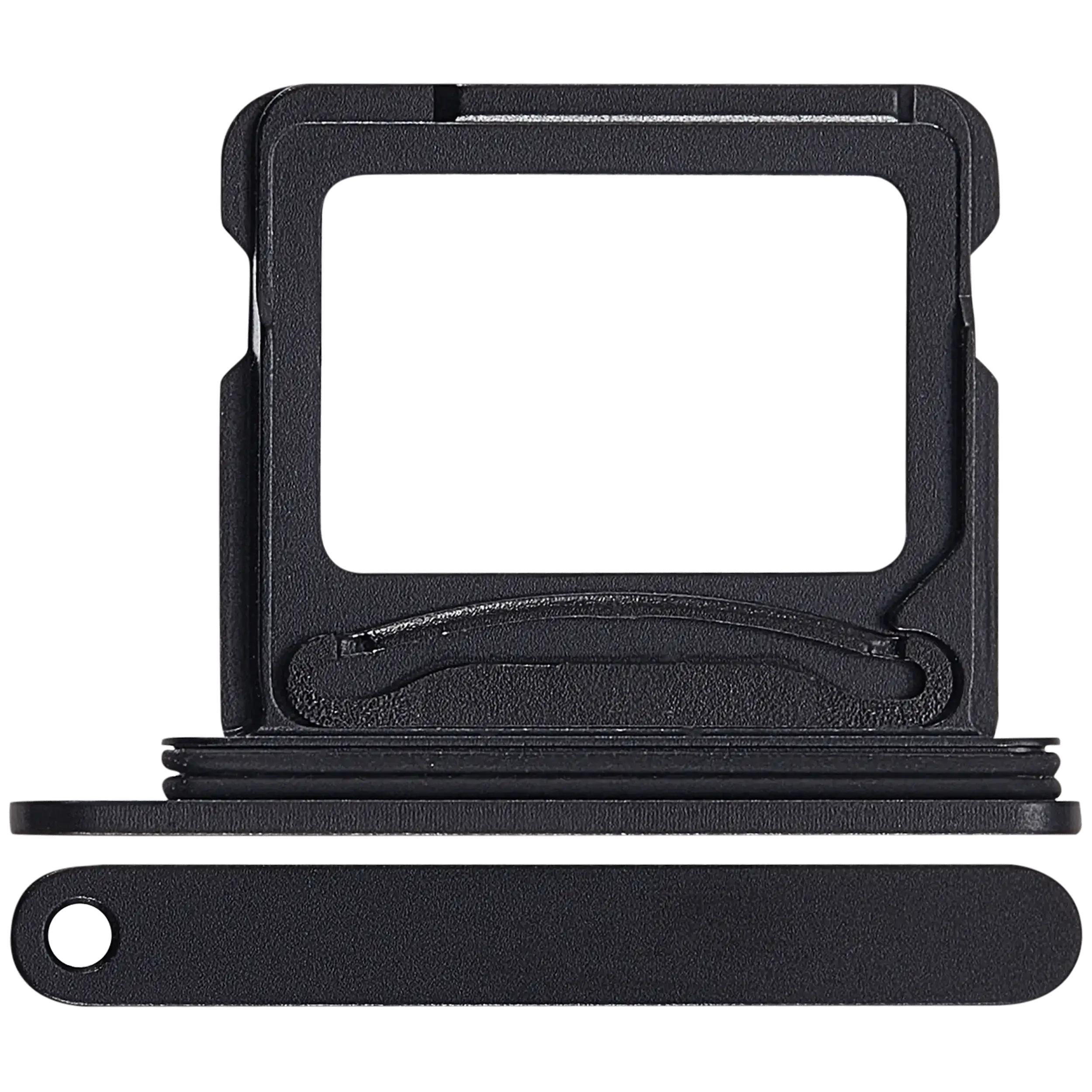 Carrellino doppia SIM compatibile per iPhone 17 (Nero)