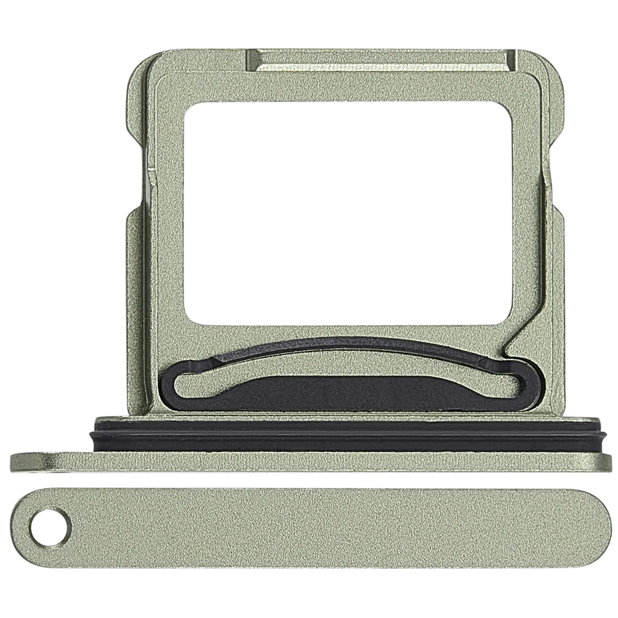 Carrellino doppia SIM compatibile per iPhone 17 (Verde salvia)