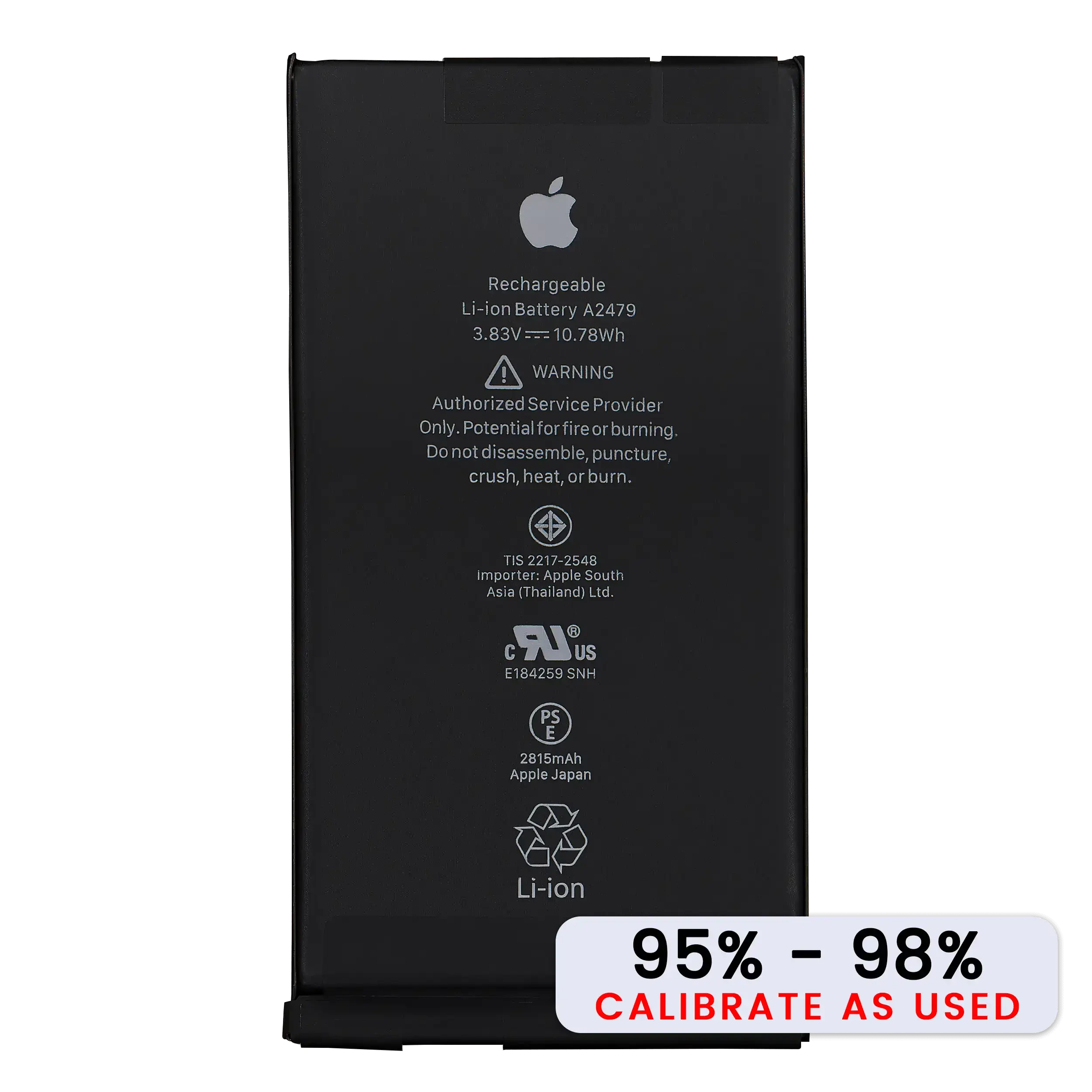 Batteria di ricambio per iPhone 12 / 12 Pro (Used Service Pack Pull: Grade B / SOH 95% to 98%)