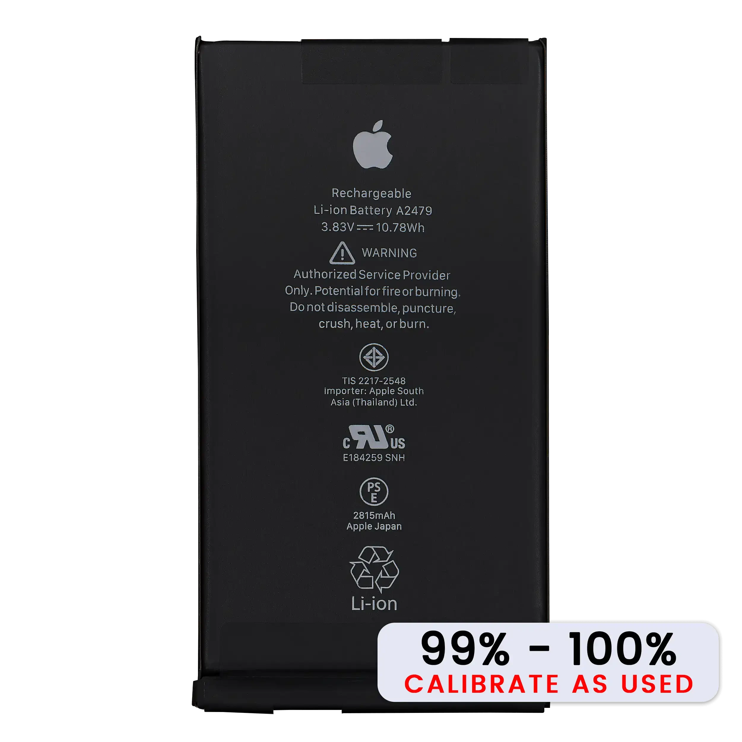 Batteria di ricambio per iPhone 12 / 12 Pro (Used Service Pack Pull: grado A / SOH 99% to 100%)