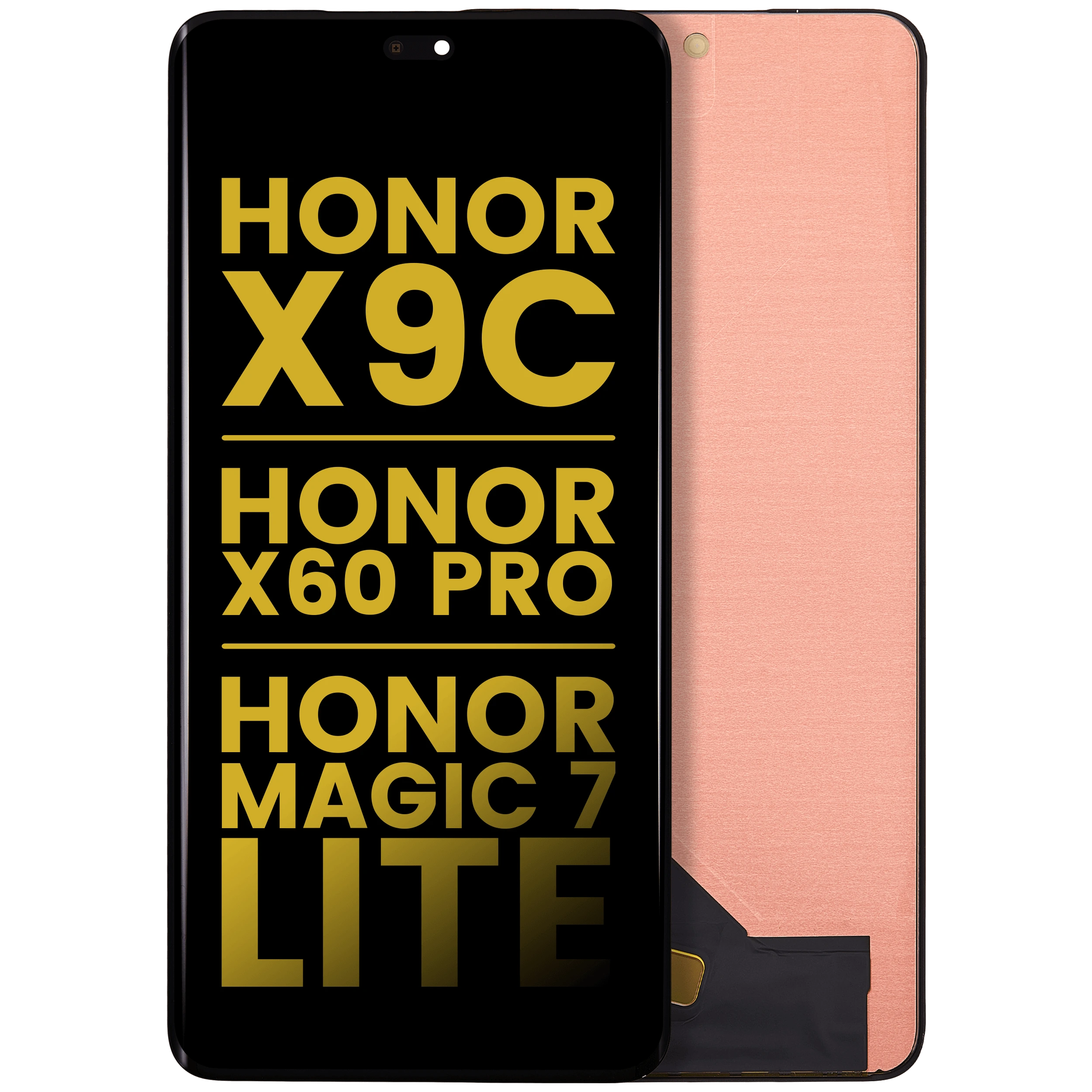 Display OLED completo senza Frame compatibile per Honor X9c / Honor X60 Pro / Honor Magic7 Lite (Refurbished) (tutti i colori)