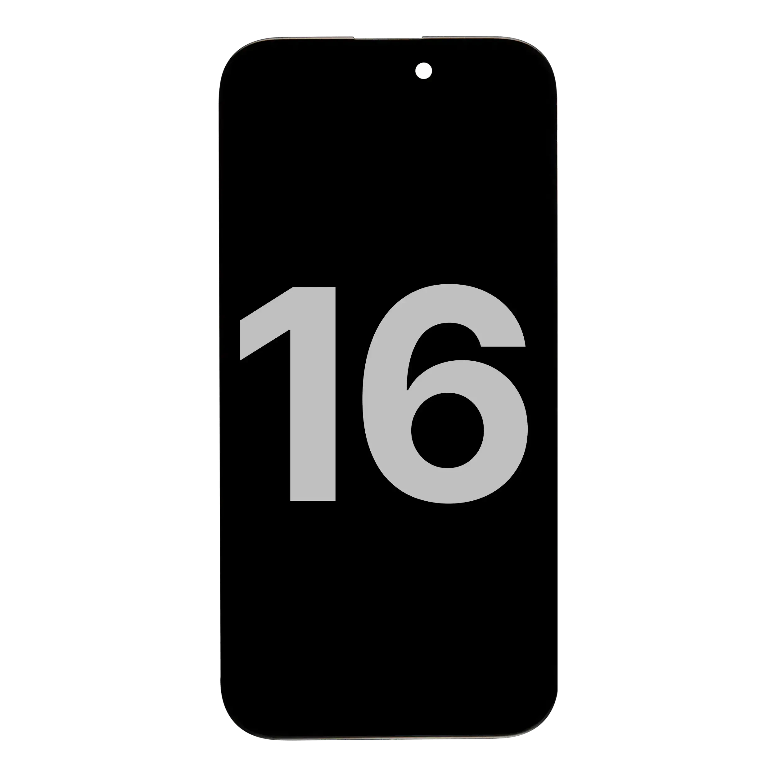 Display OLED completo compatibile per iPhone 16 con Sensore luminosità flat (Used Service Pack Pull: grado A)