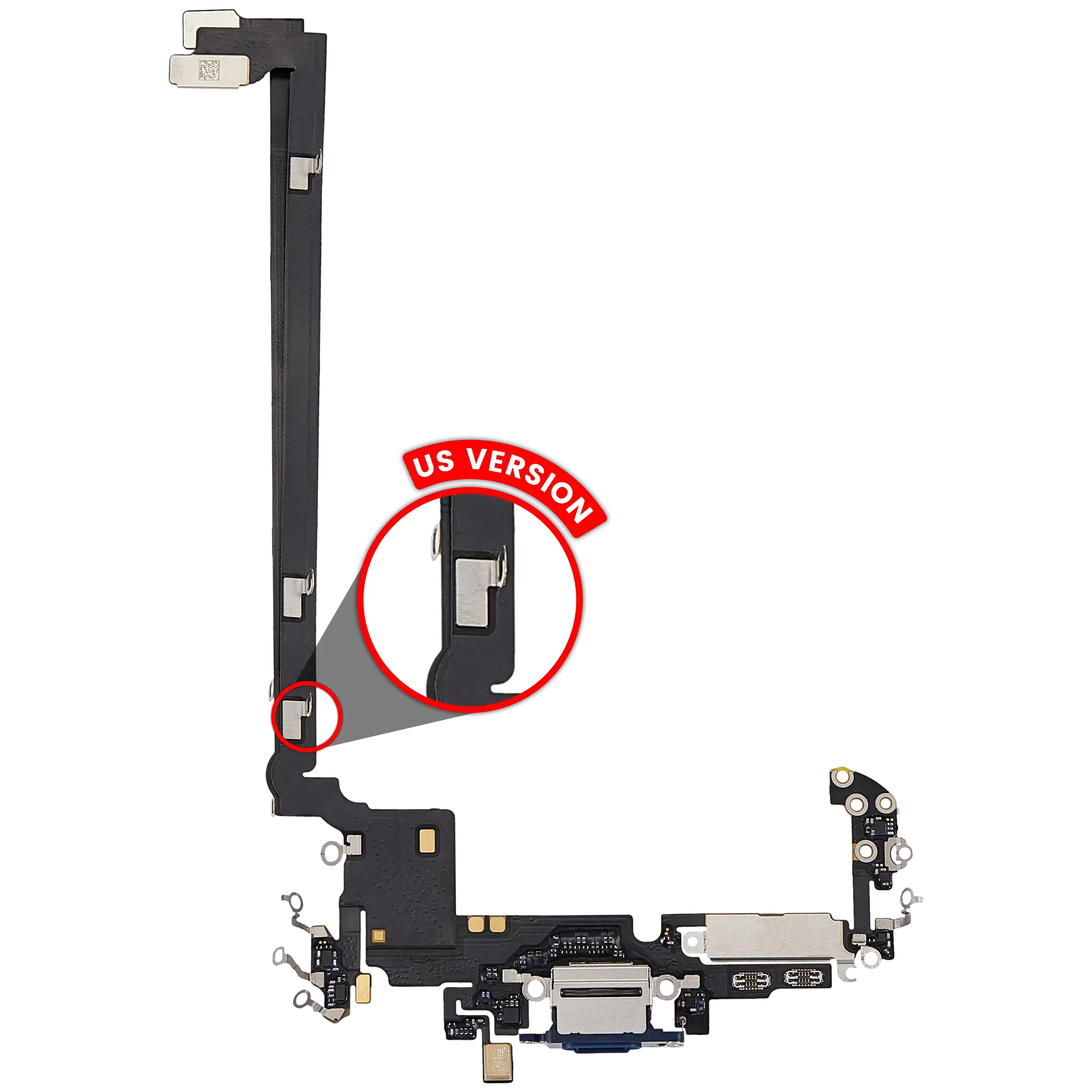 Flat connettore di ricarica per iPhone 17 Pro Max (Premium)(US Version)(Deep Blu)