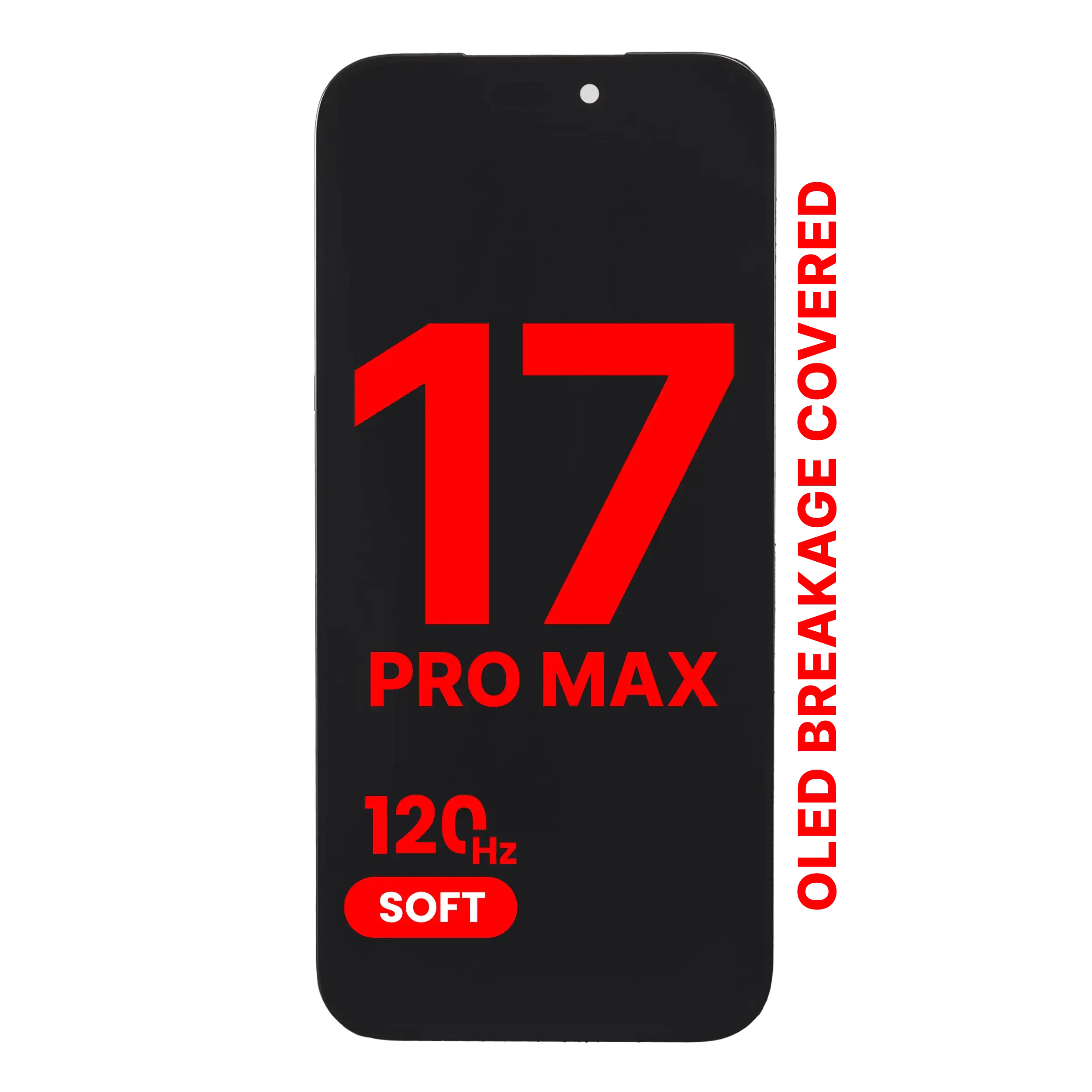 Display OLED completo compatibile per iPhone 17 Pro Max (120HZ)