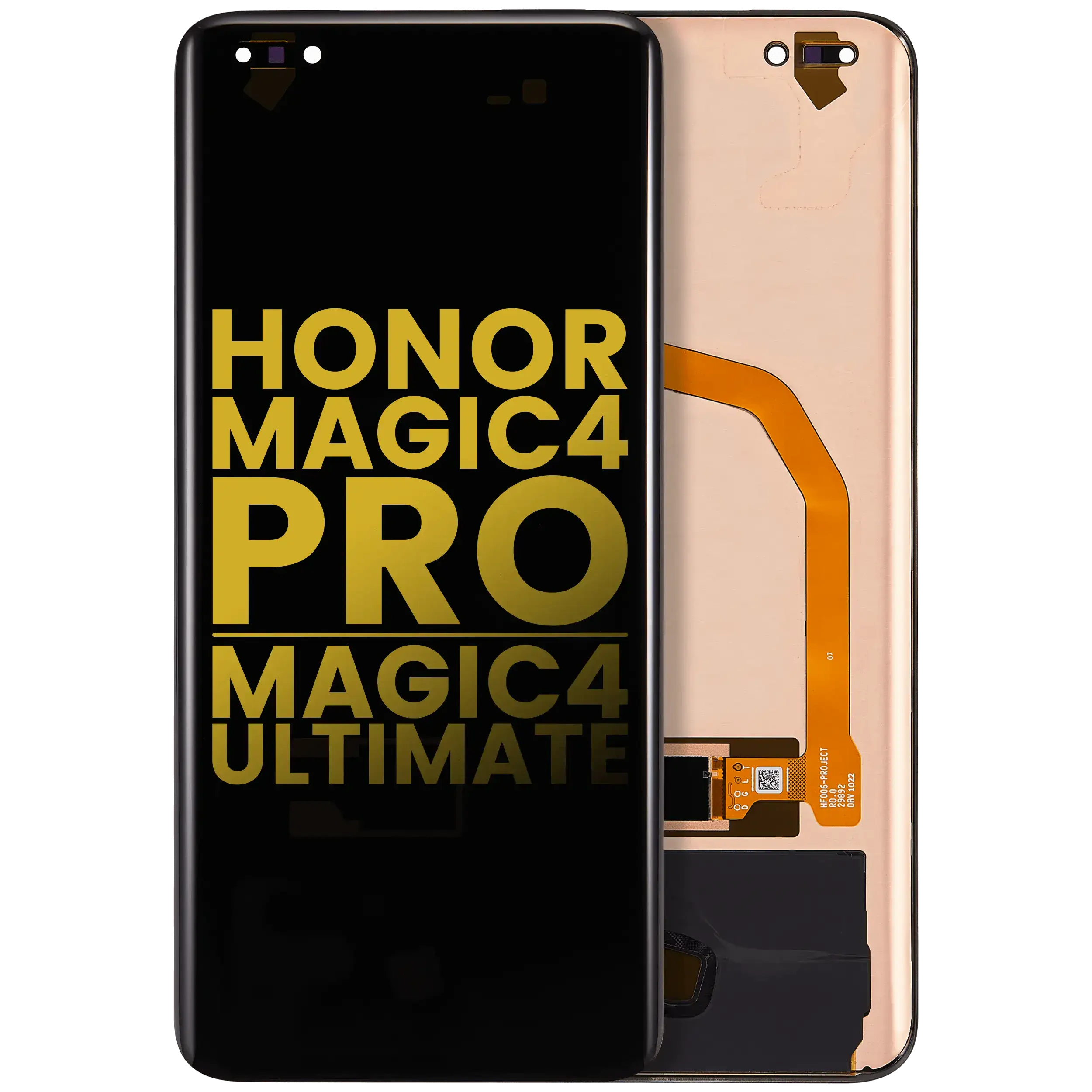 Display OLED completo senza Frame per Honor Magic4 Pro / Honor Magic4 Ultimate (Refurbished) (tutti i colori)