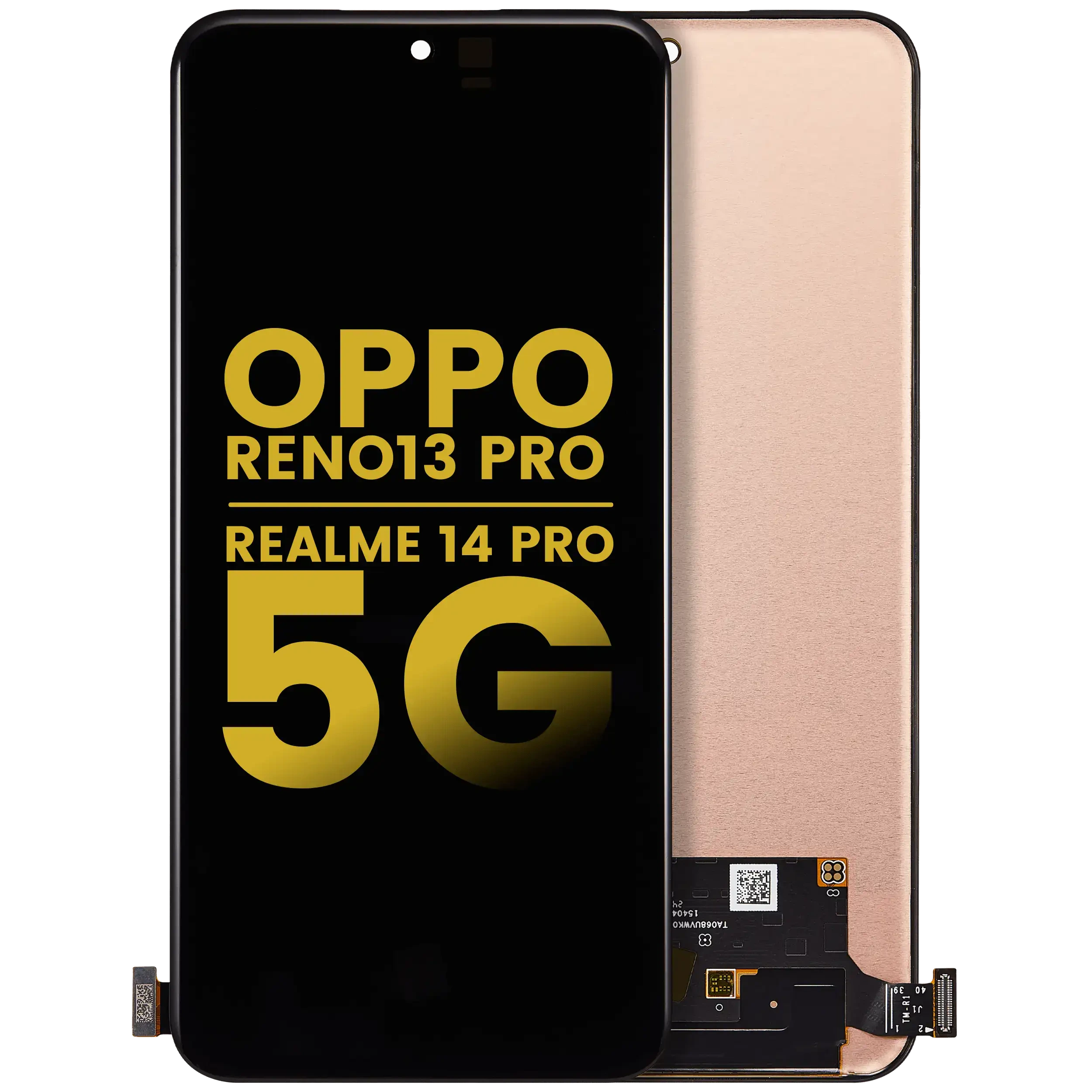 Display OLED completo senza Frame per Oppo Reno13 Pro / Realme 14 Pro+ (Refurbished) (tutti i colori)