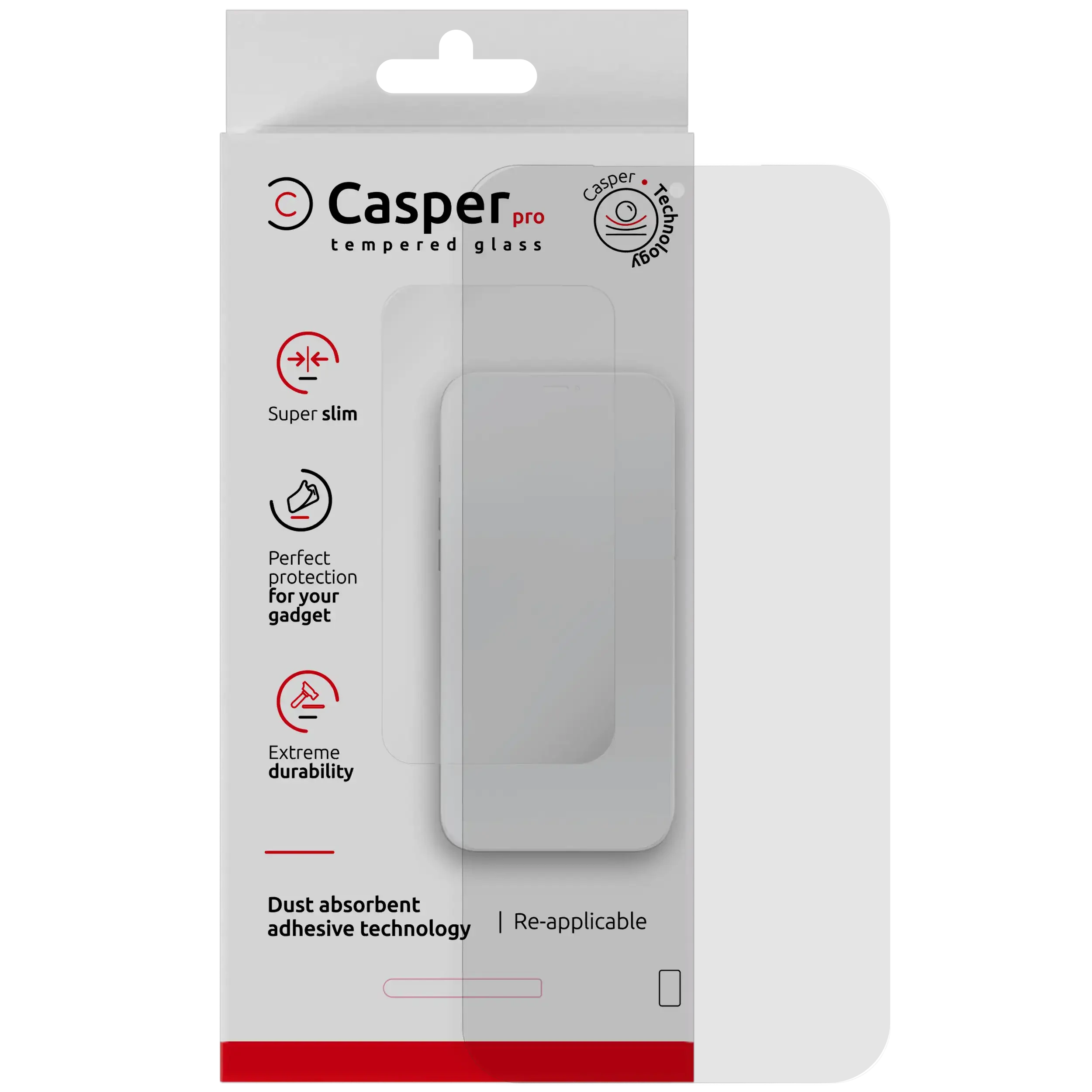 Casper Pro Vetro temperato per Samsung Galaxy A17 5G (confezione retail) (Trasparente)