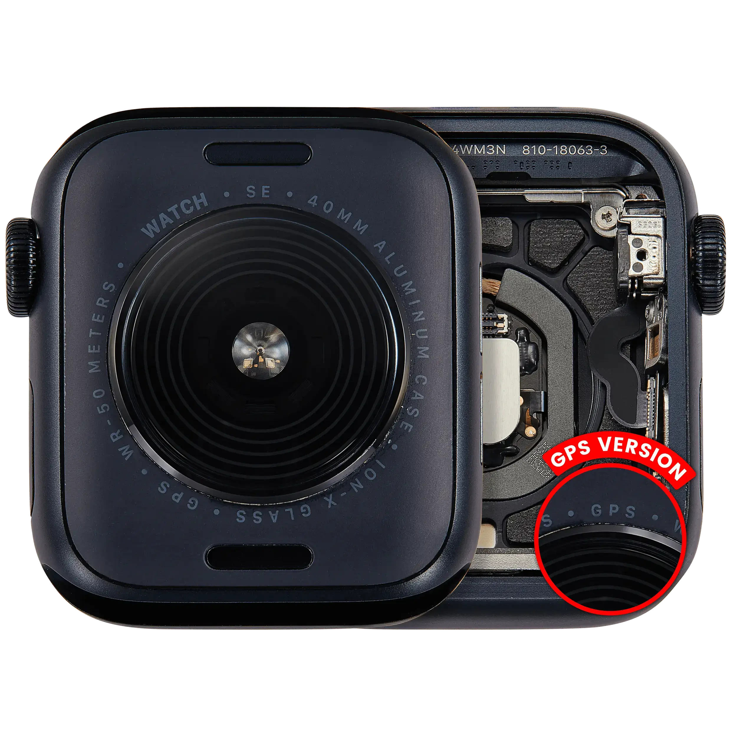 Scocca completa compatibile per Watch Series SE 2nd (40MM) (Used Service Pack Pull: grado A) (GPS Version) (Aluminum / Mezzanotte)