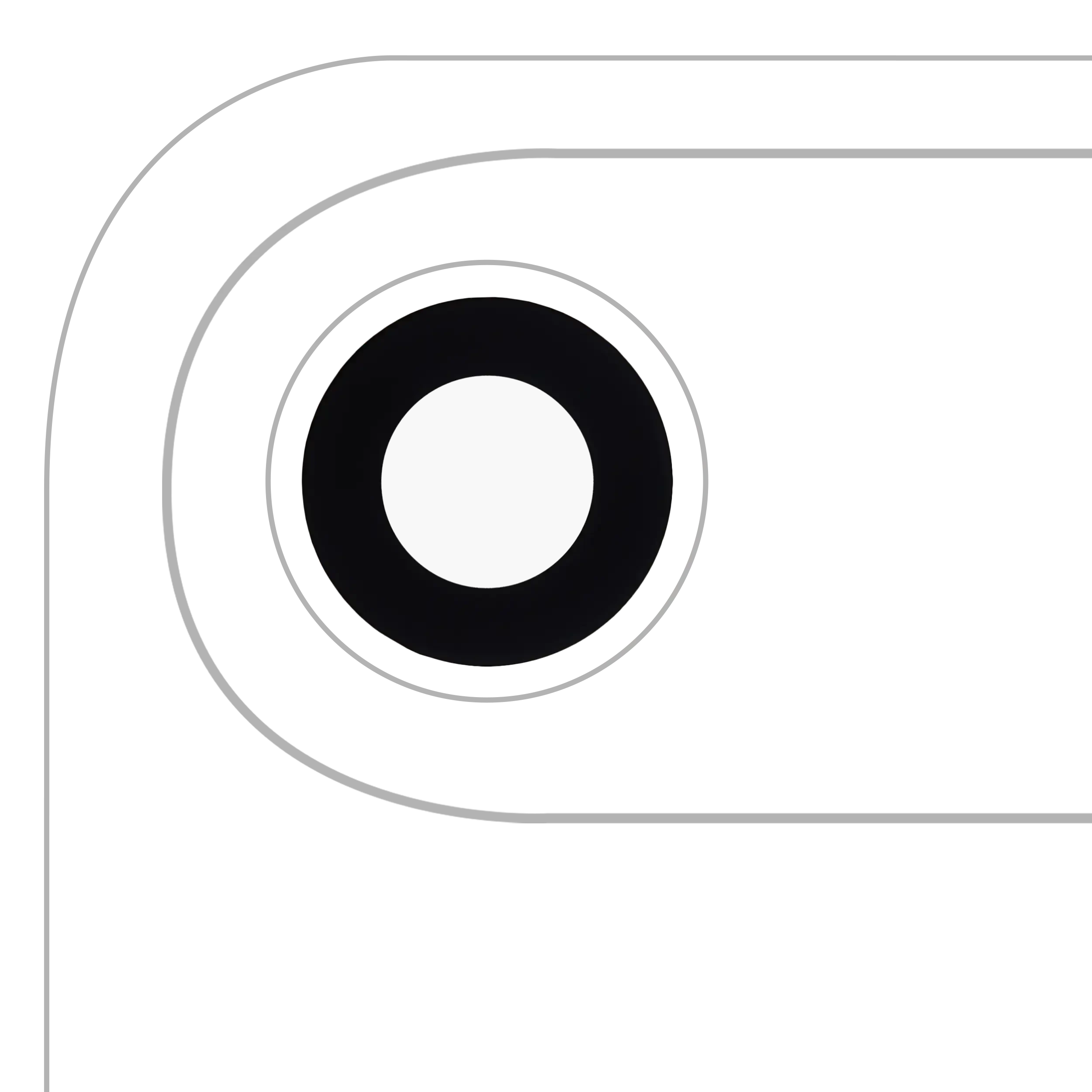 Lente fotocamera posteriore (solo vetro) con adesivo compatibile per iPhone Air (Real Sapphire) (Premium) (10 pezzi)