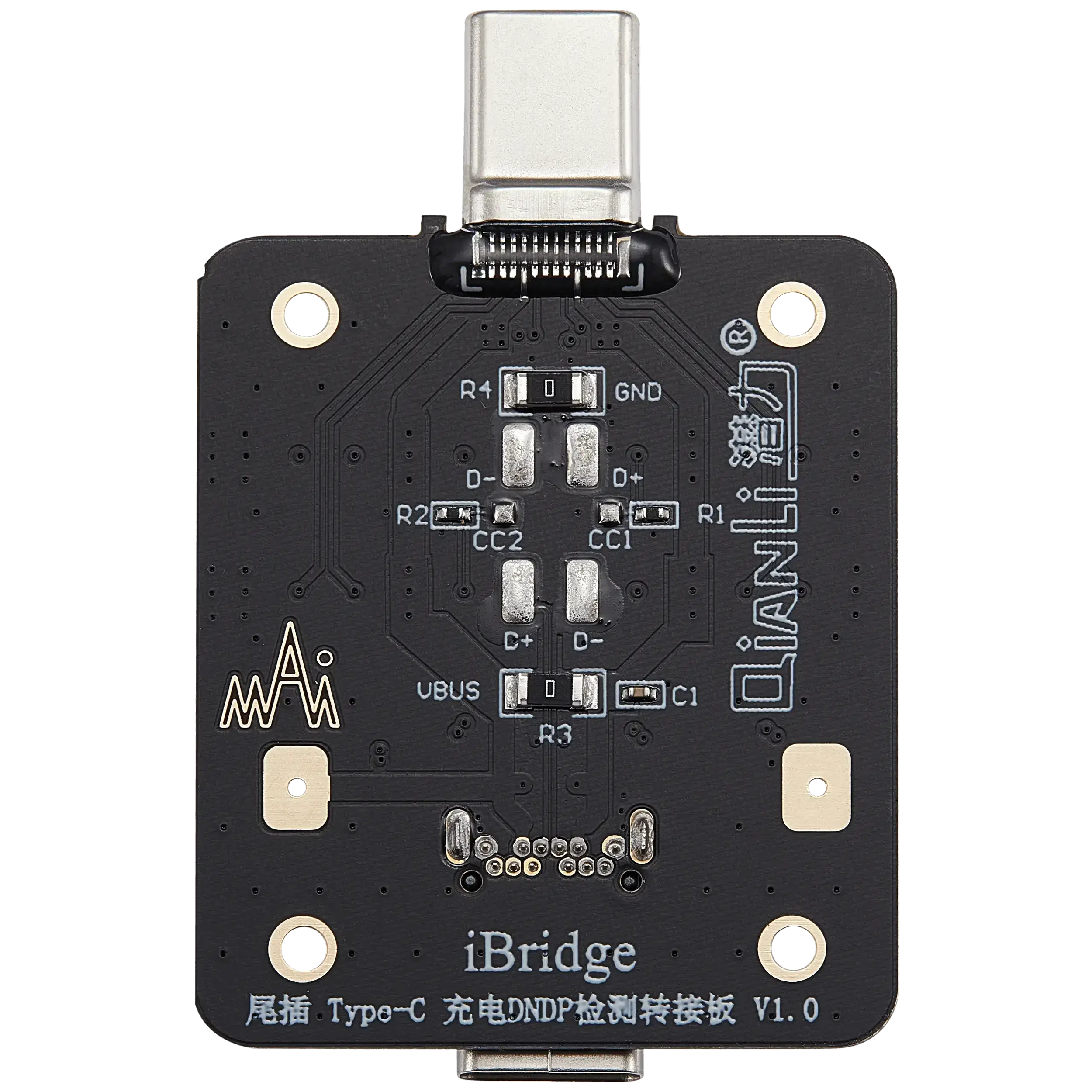 iBridge Tail Plug Type-C Lightning Port Charging DNDP Detection Epitaxial Scheda (Qianli)