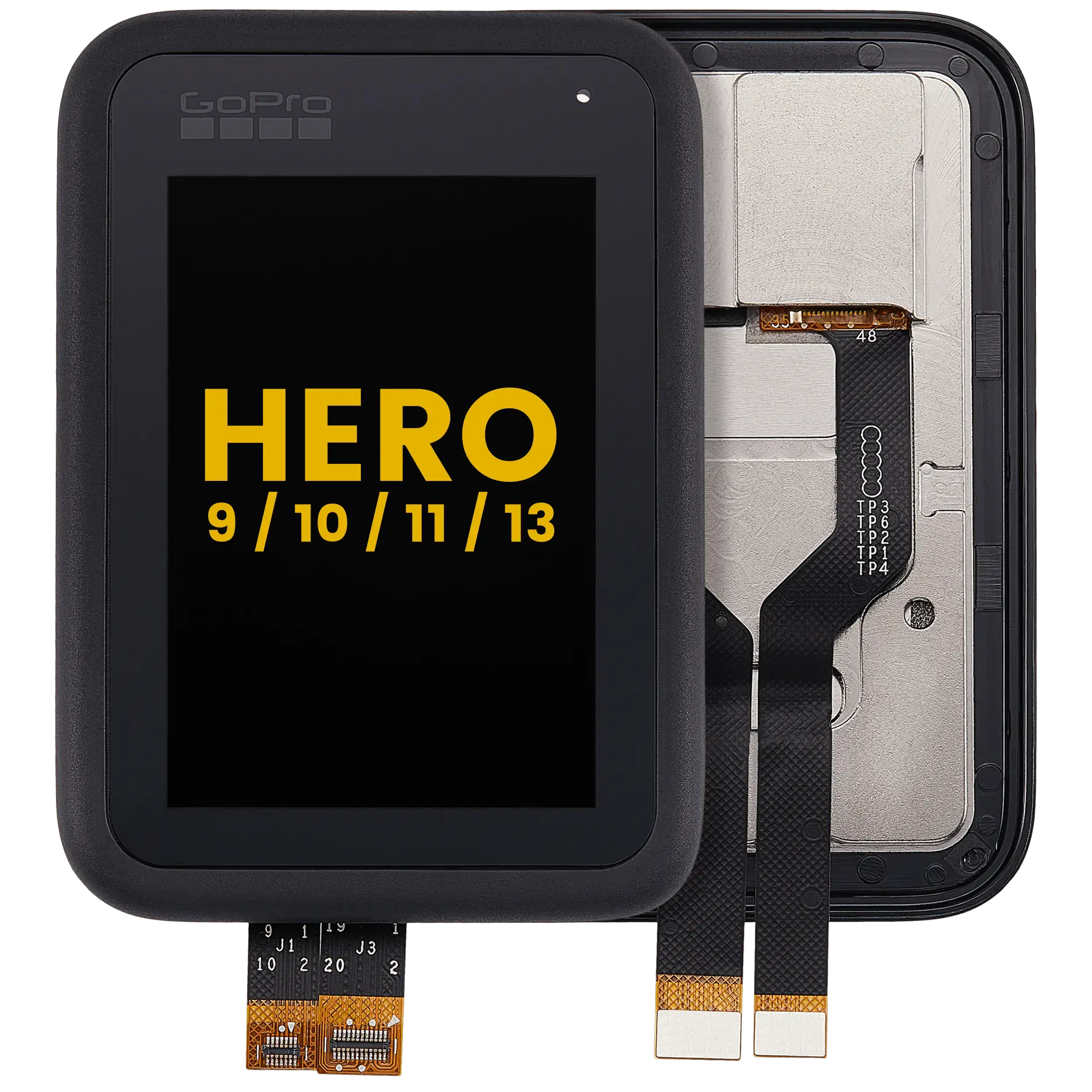 LCD Display Touch screen con Frame per GoPro Hero 9 / 10 / 11 / 13