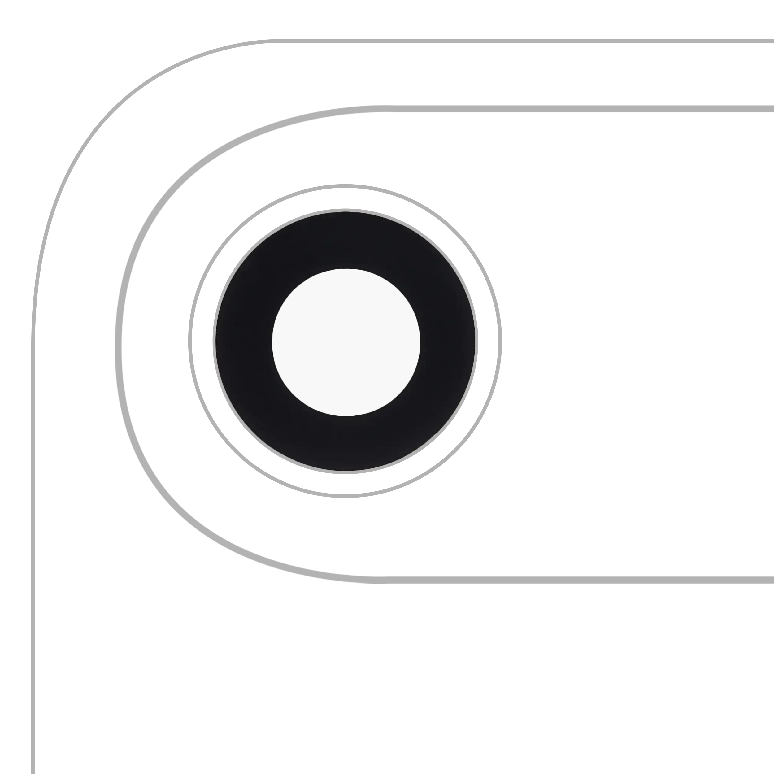Lente fotocamera posteriore con adesivo compatibile per iPhone Air (Premium) (Blu cielo)