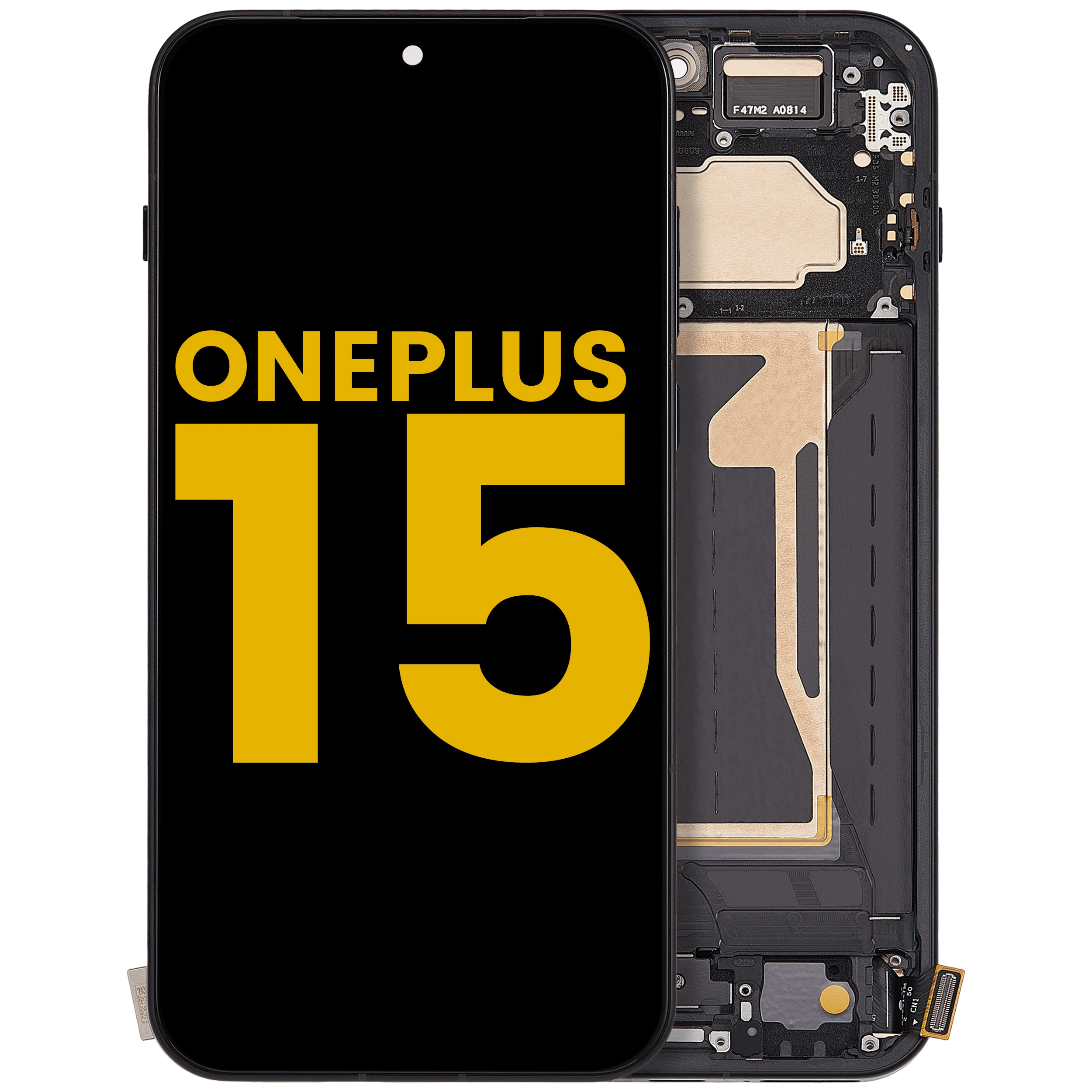 Display OLED completo con Frame per OnePlus 15 (Refurbished) (Infinite Nero)