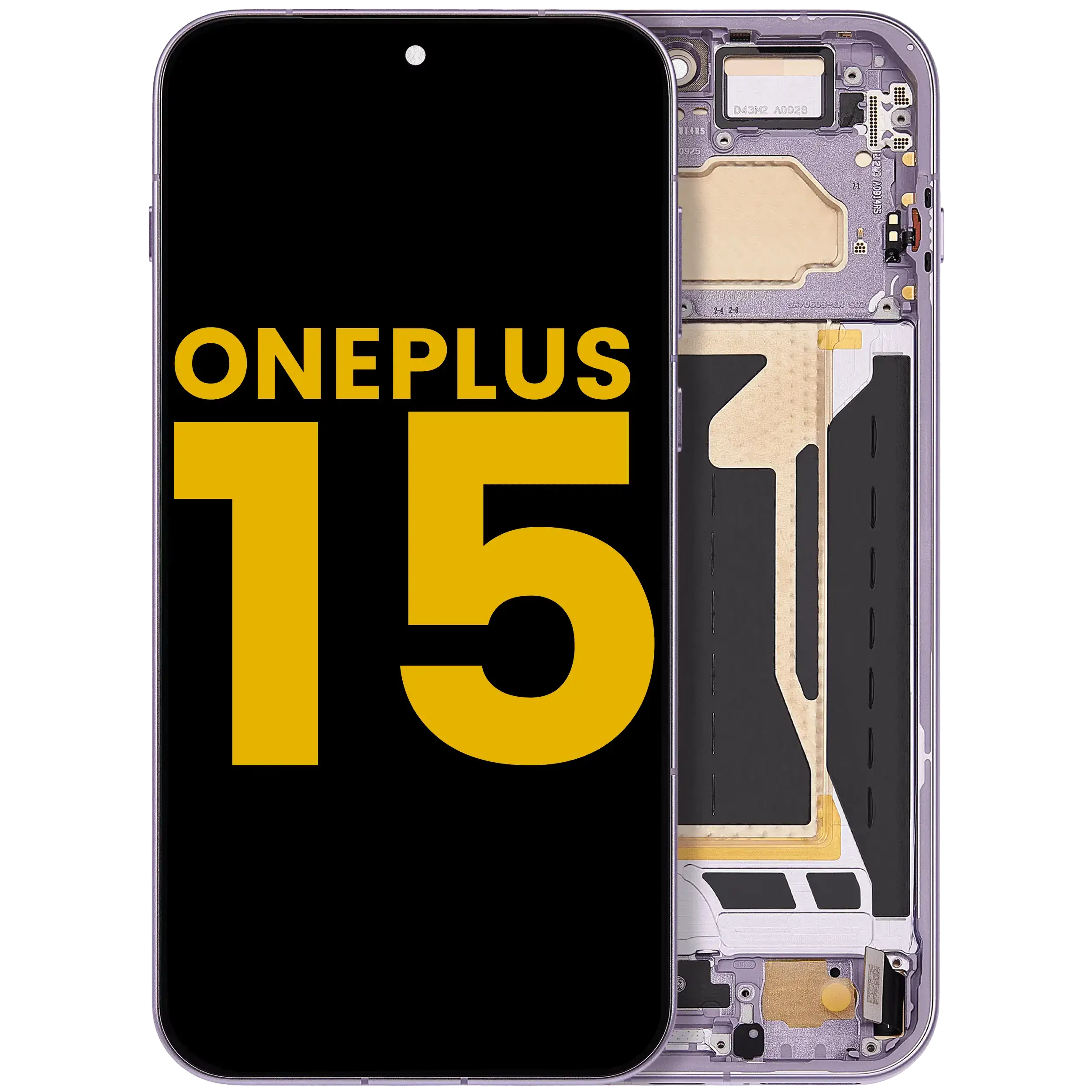 Display OLED completo con Frame per OnePlus 15 (Refurbished) (Ultra Violet)