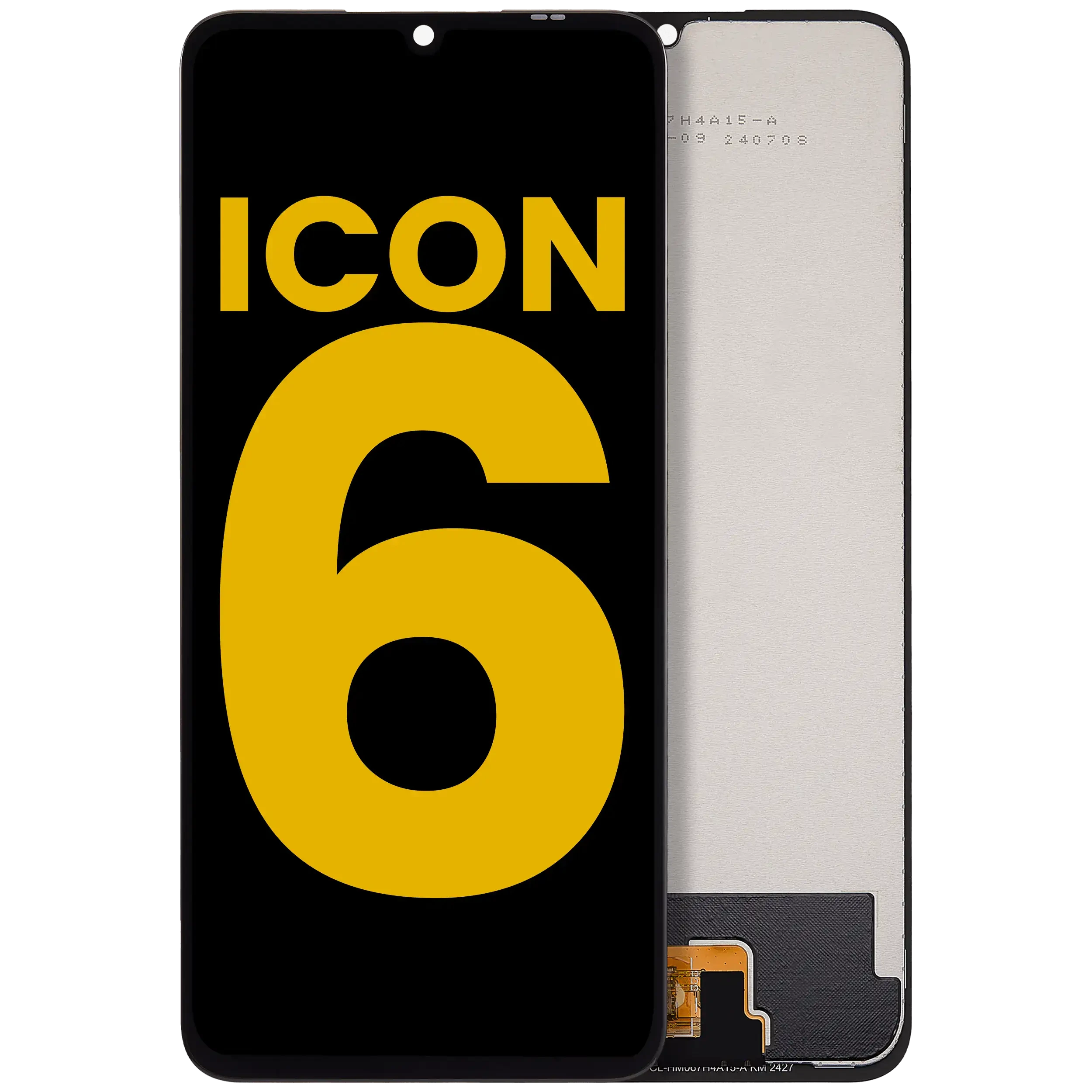 Display LCD completo senza Frame per Cricket Outlast 5G (SN509C) / AT e T Motivate Pro 5G (SN509A) / Cricket Icon 6 (SL219C) / AT e T Verge (SL219A) (Refurbished) (tutti i colori)